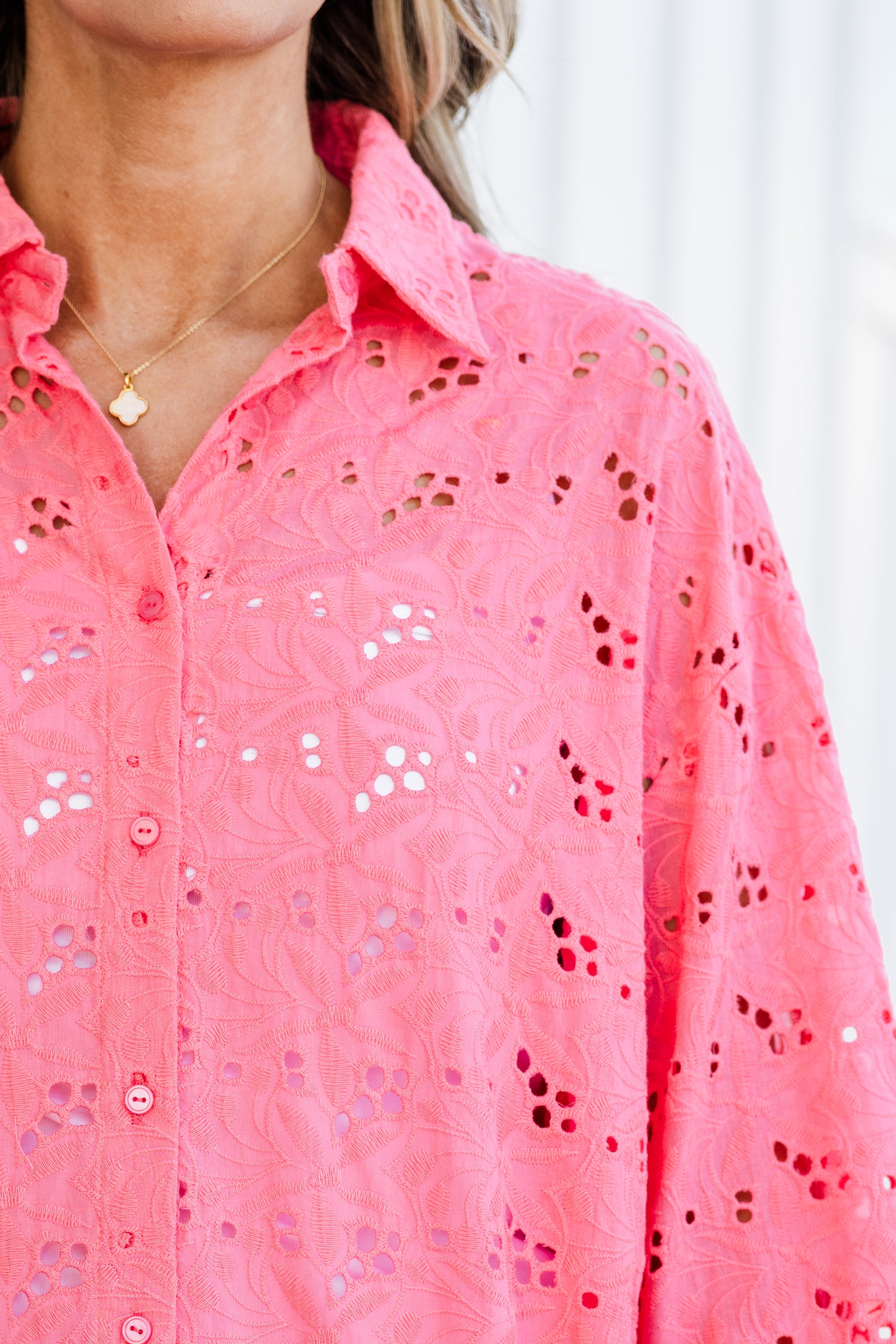 Born To Be A Star Top, Coral Pink