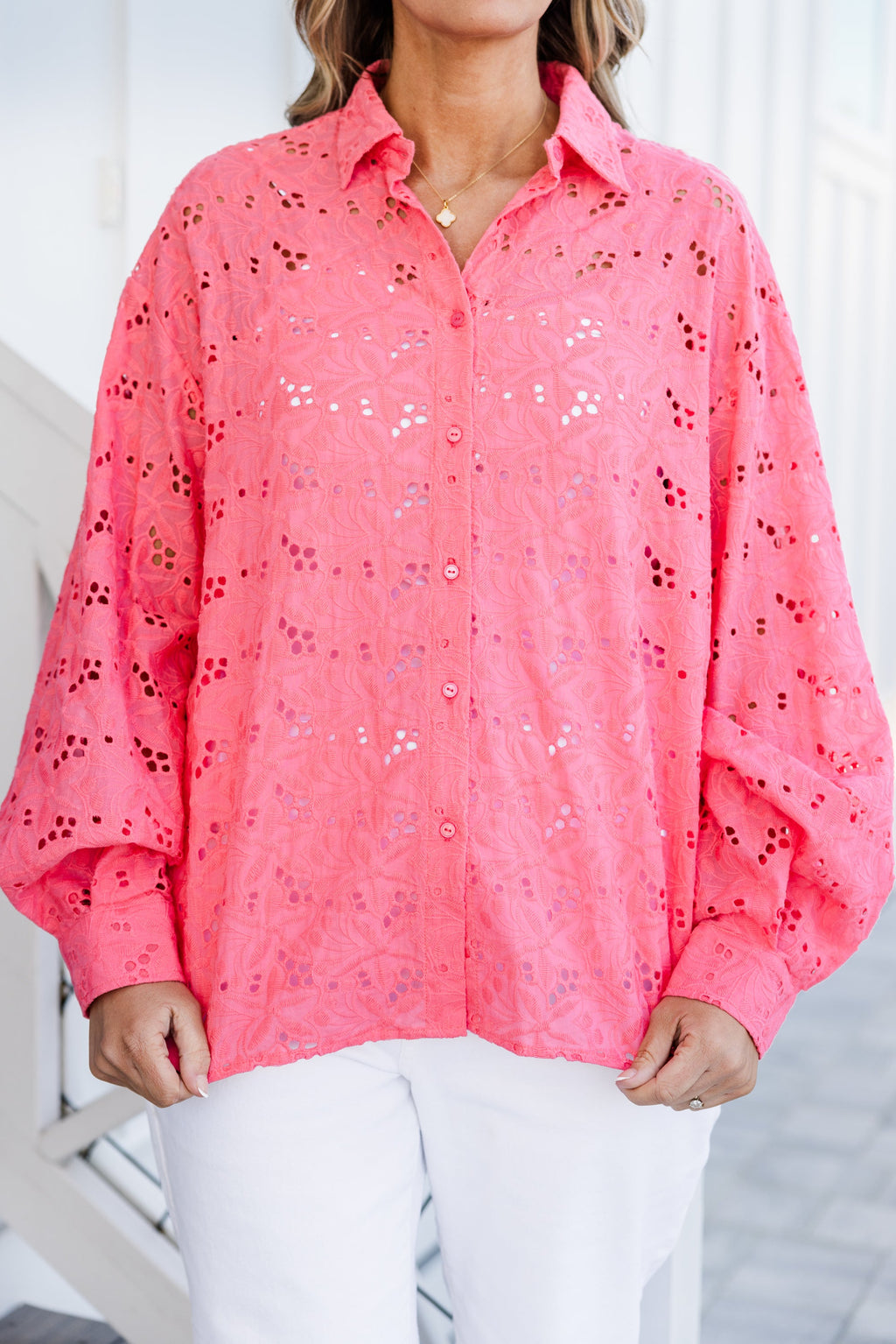 Born To Be A Star Top, Coral Pink