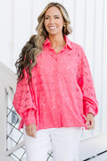 Born To Be A Star Top, Coral Pink