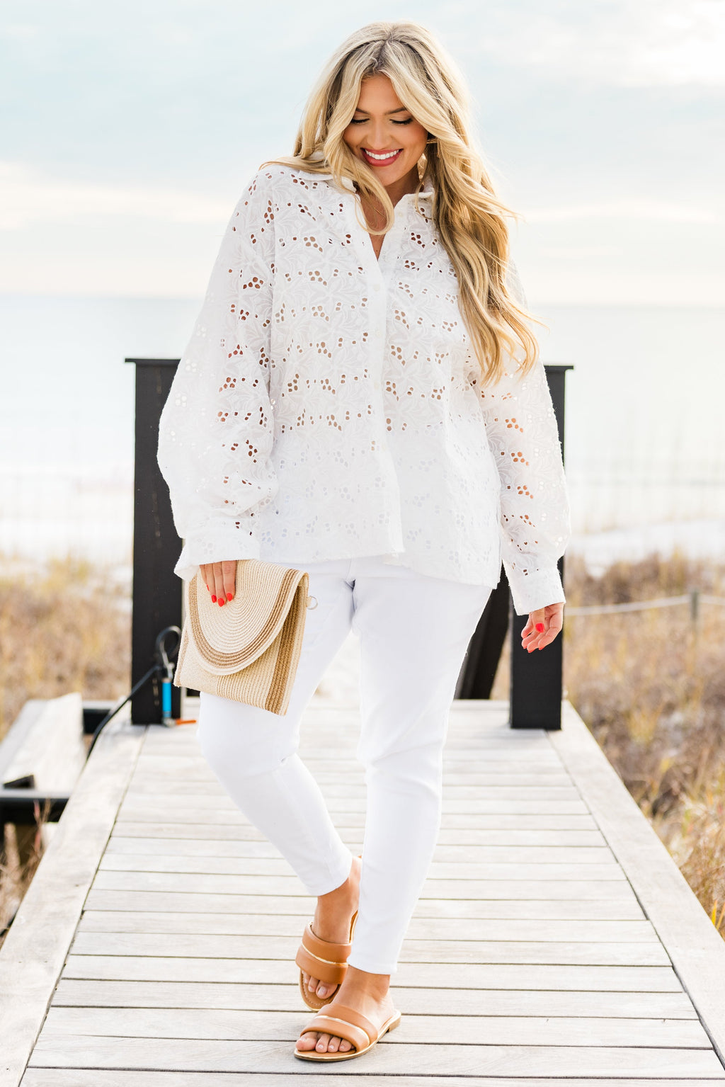 Born To Be A Star Top, White