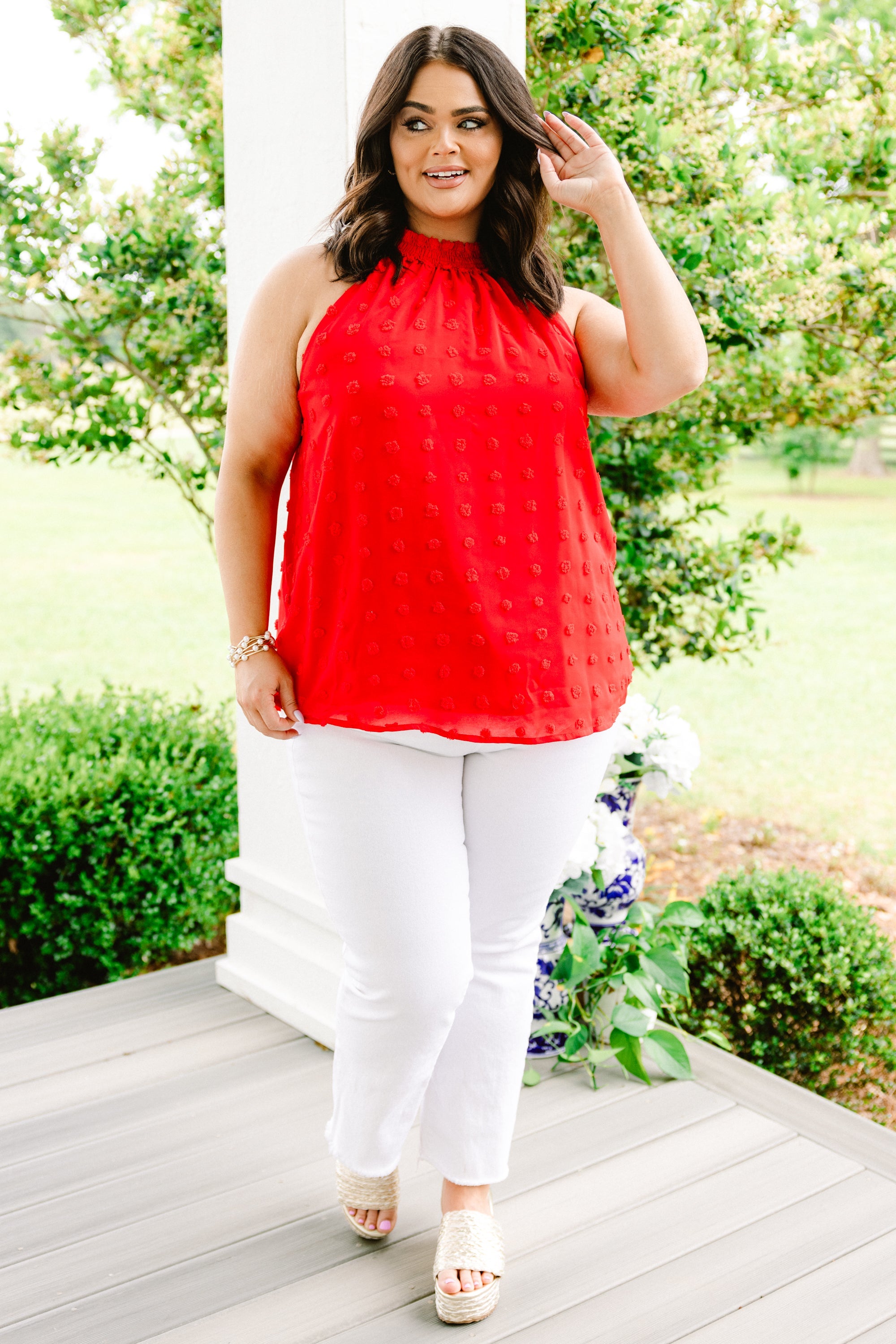 Born To Make You Happy Top, Red