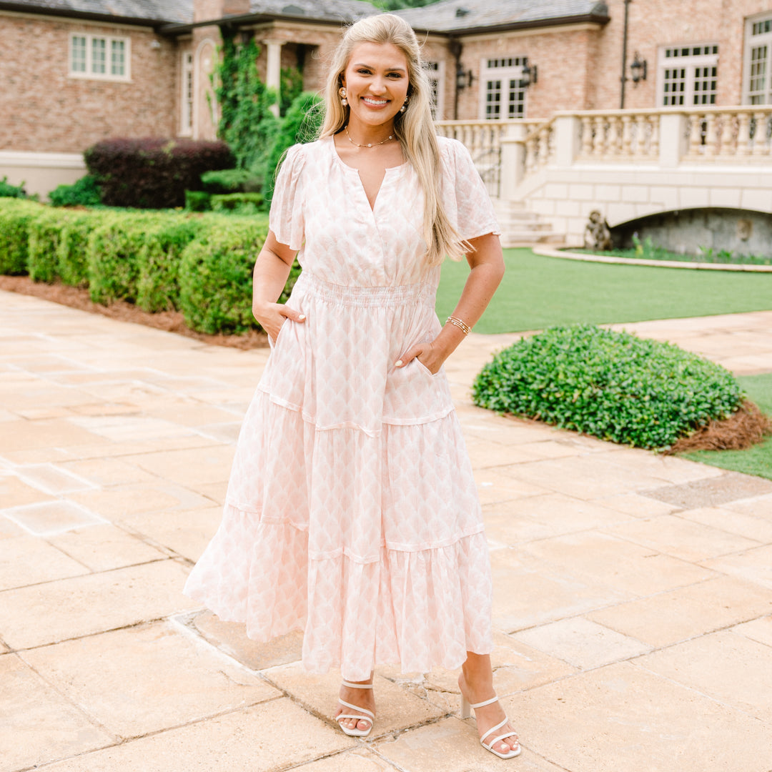 Breaking The Silence Dress, Baby Pink