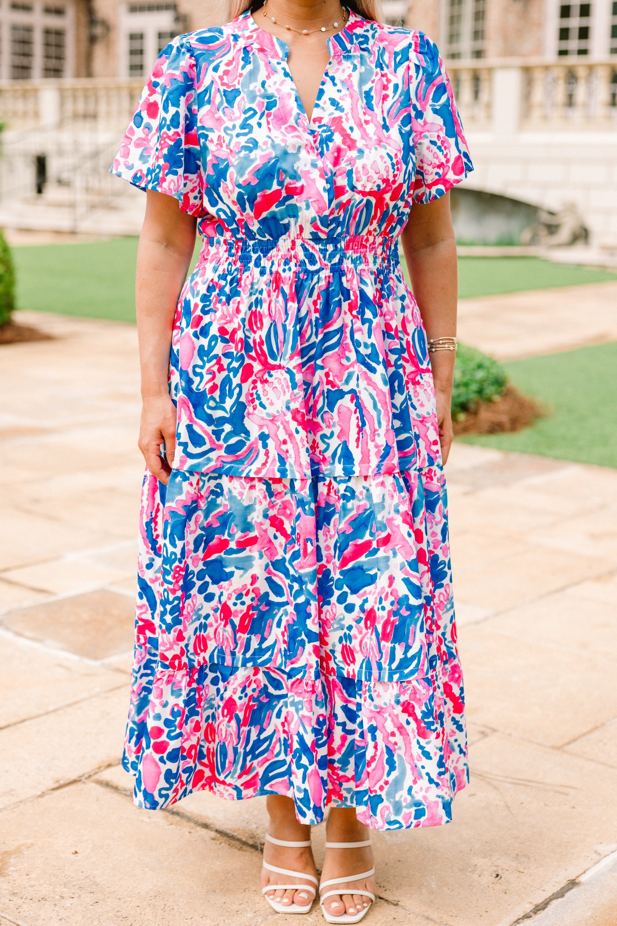 Breaking The Silence Dress, Fuchsia