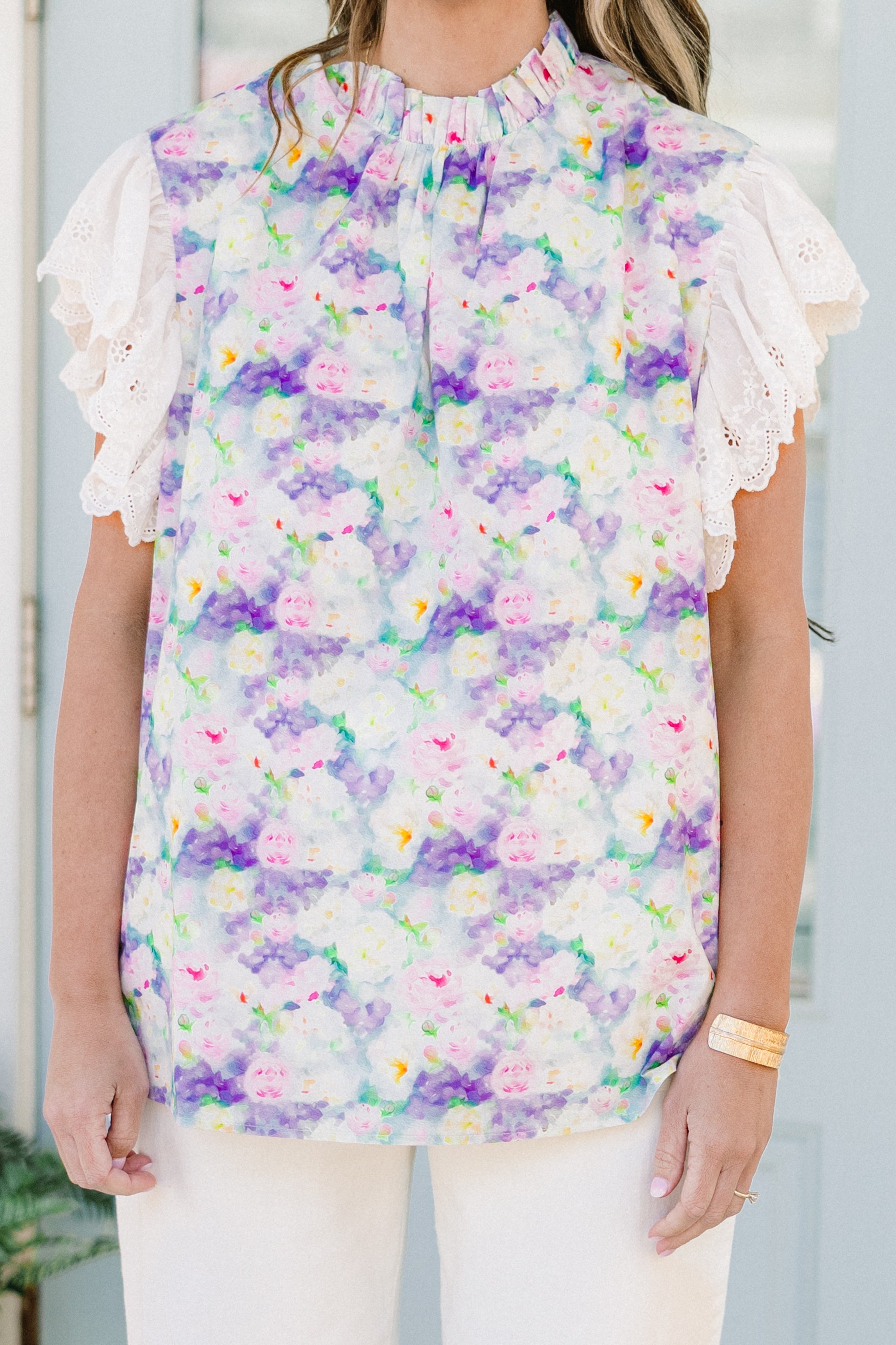 Breathe Freely Top, Lavender