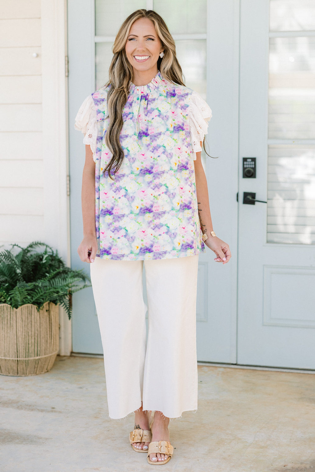 Breathe Freely Top, Lavender