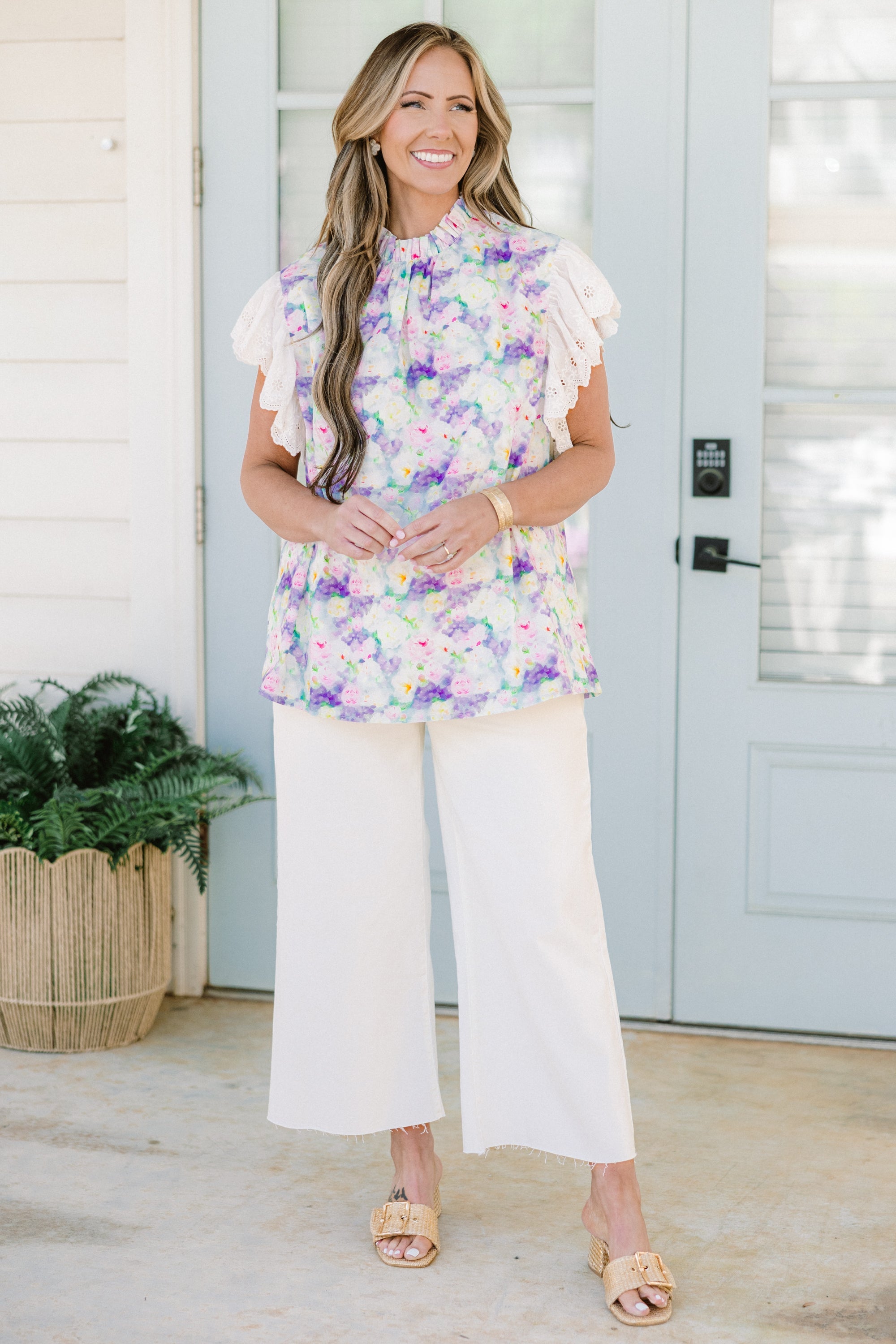 Breathe Freely Top, Lavender