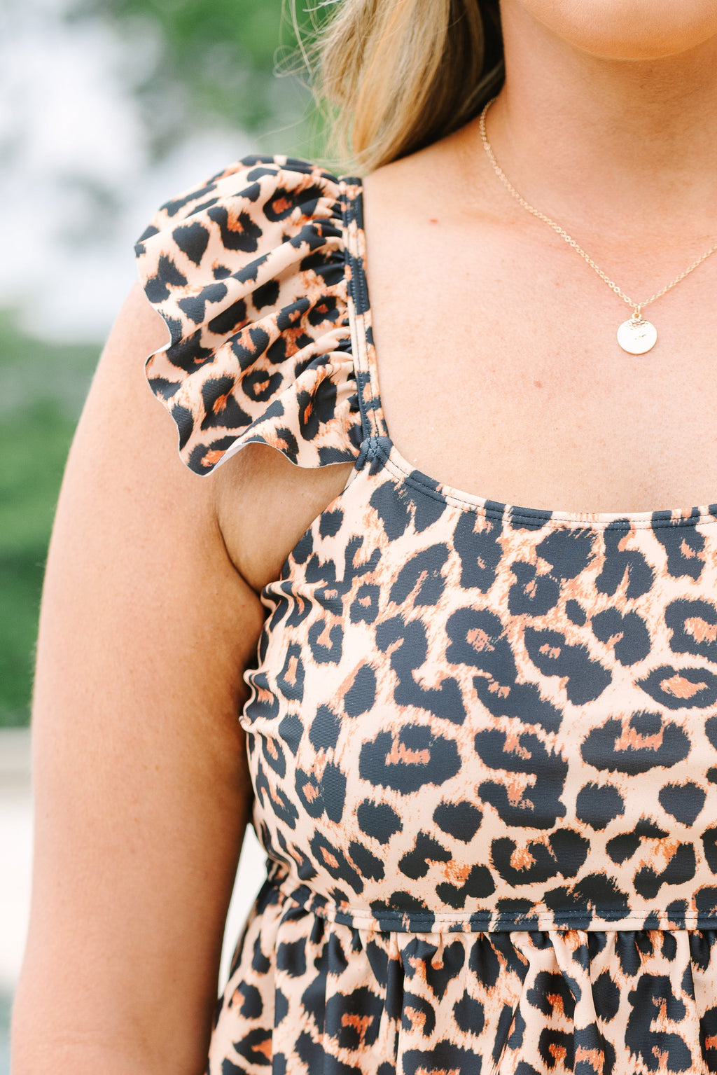 Breeze Through Paradise Tankini, Leopard