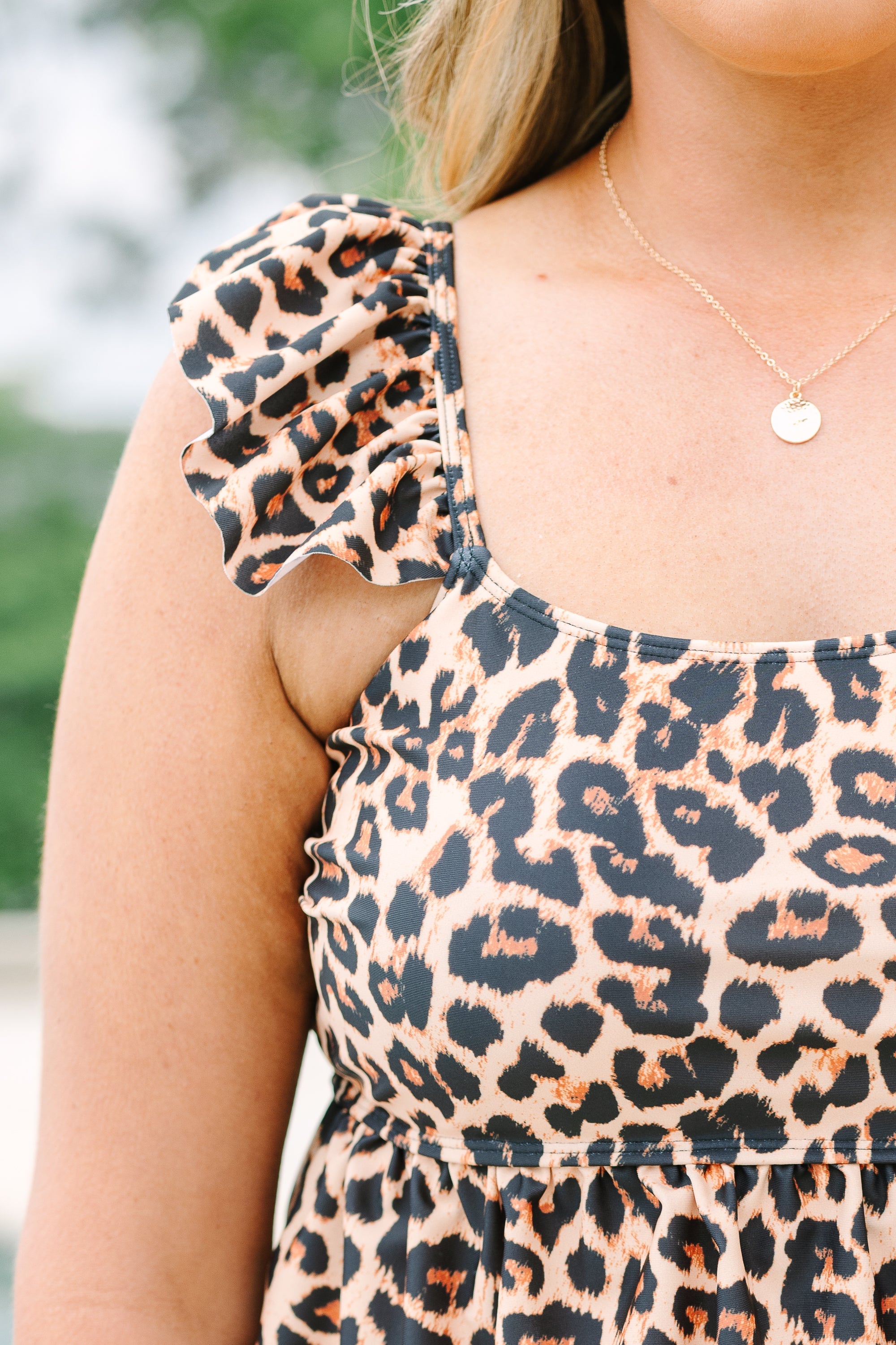 Breeze Through Paradise Tankini, Leopard