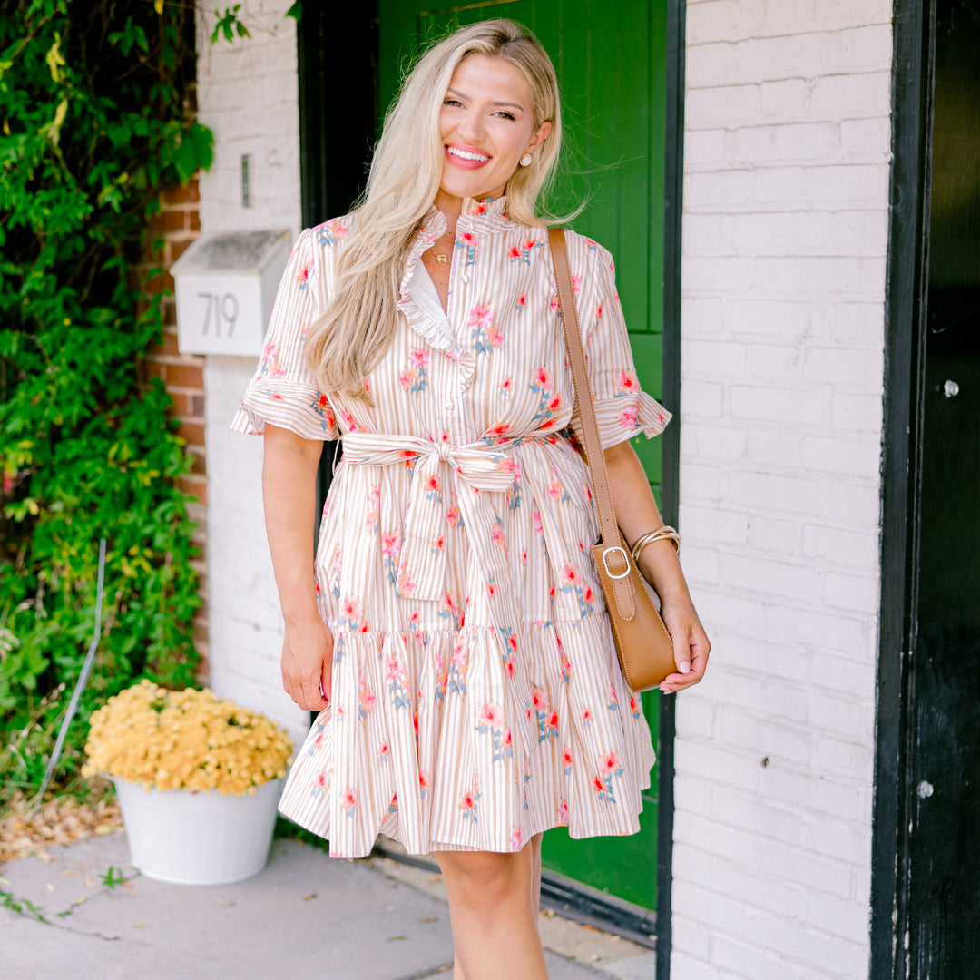 Breezy Beauty Dress, Beige
