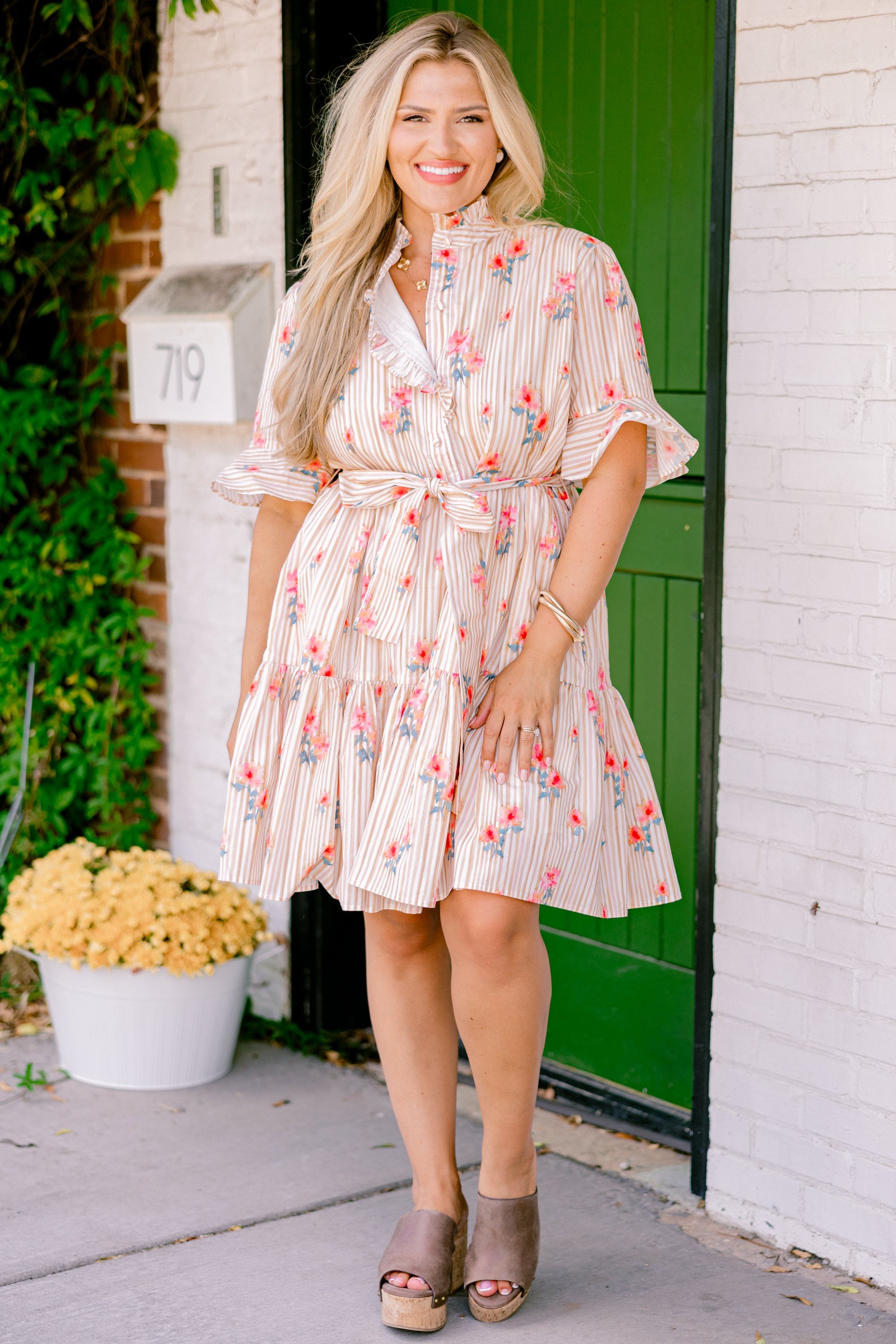 Breezy Beauty Dress, Beige
