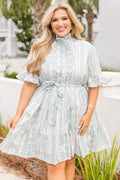 Breezy Beauty Dress, Blue Floral
