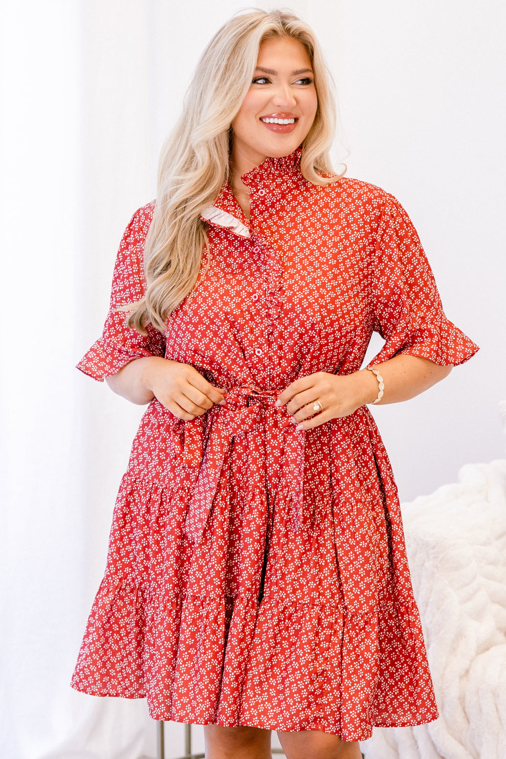 Breezy Beauty Dress, Red