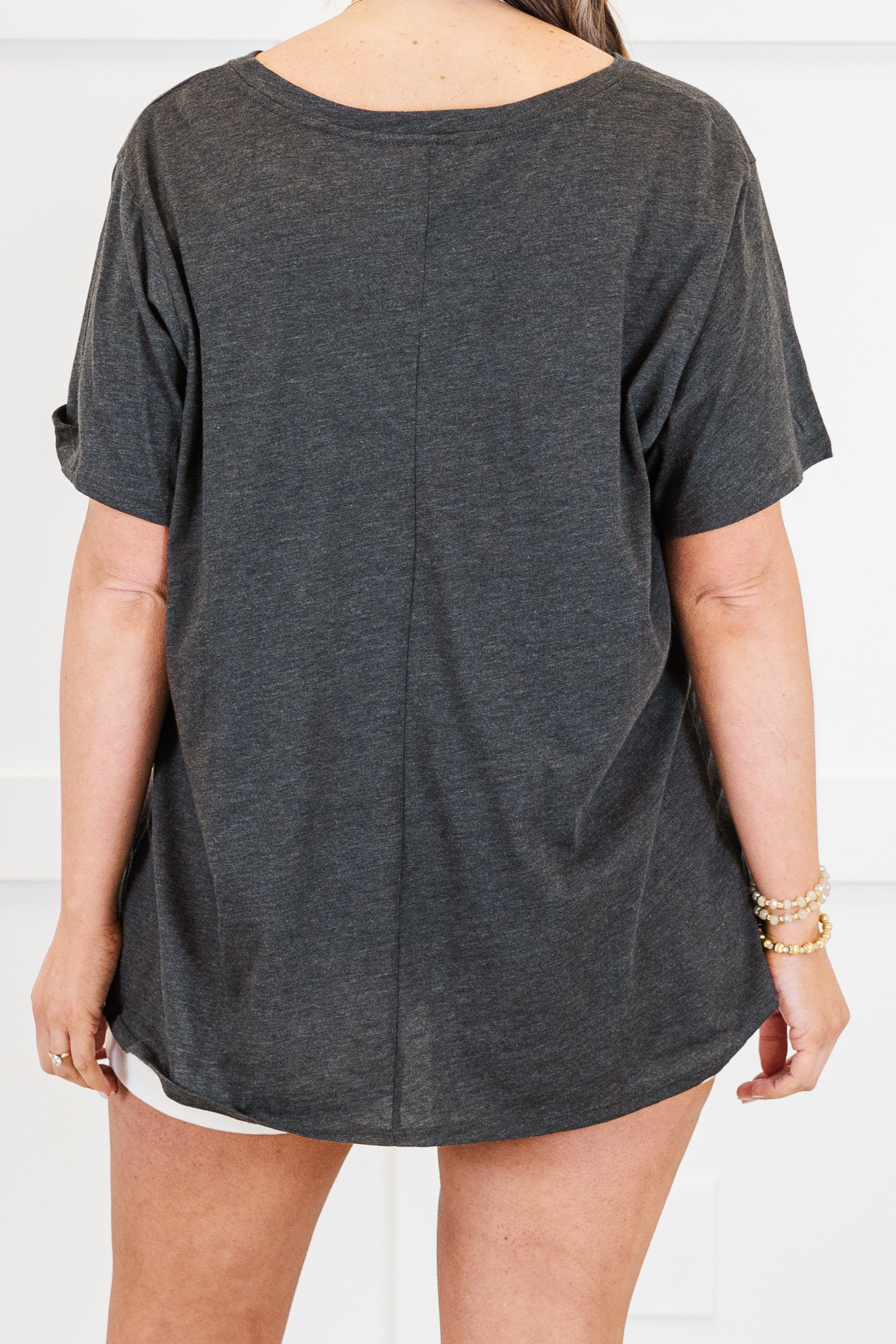 Bright Days Tee, Charcoal