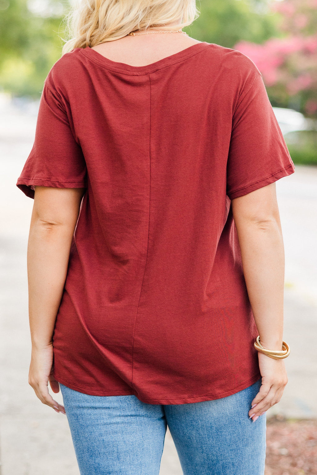 Bright Days Tee, Dark Rust