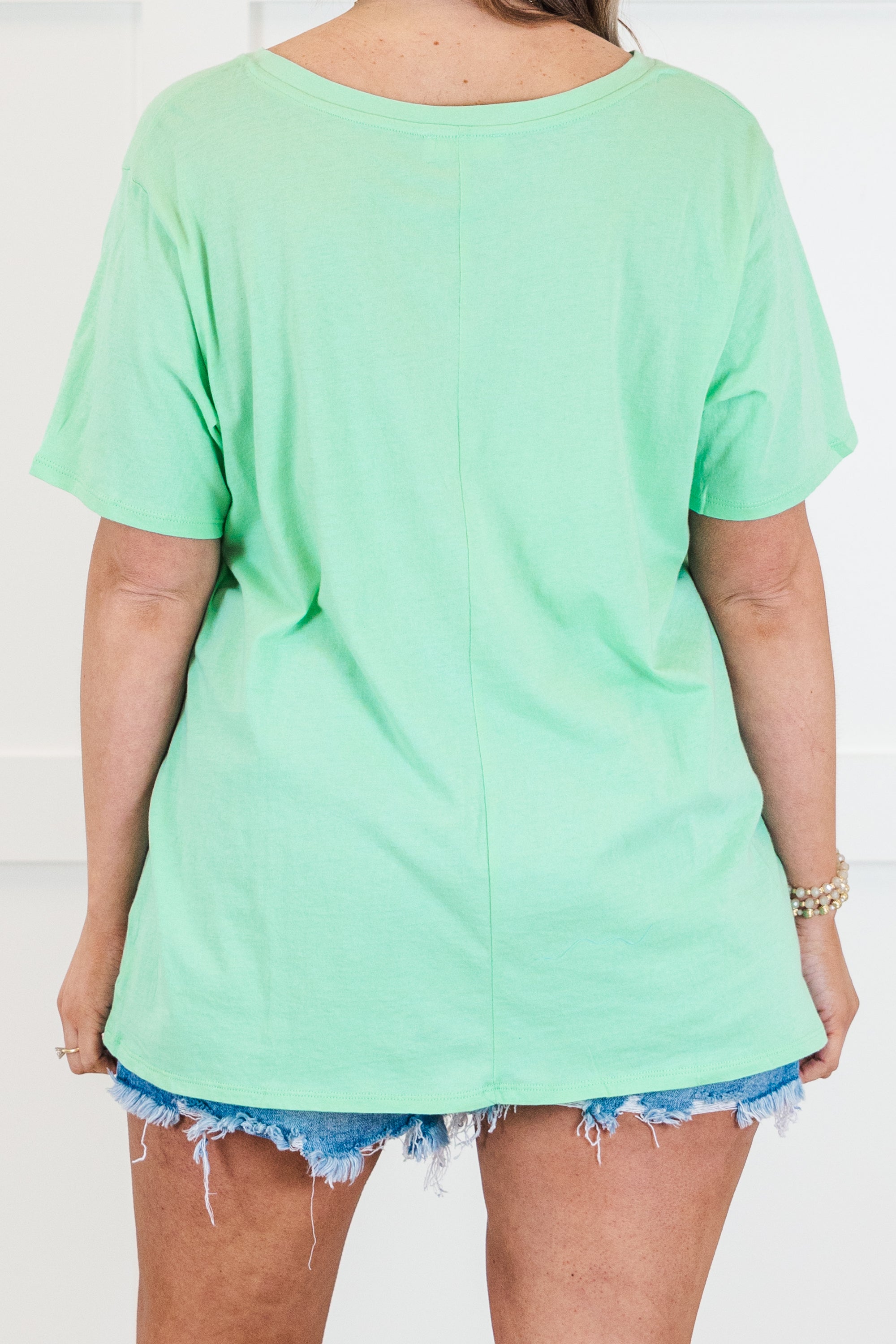 Bright Days Tee, Green Mint