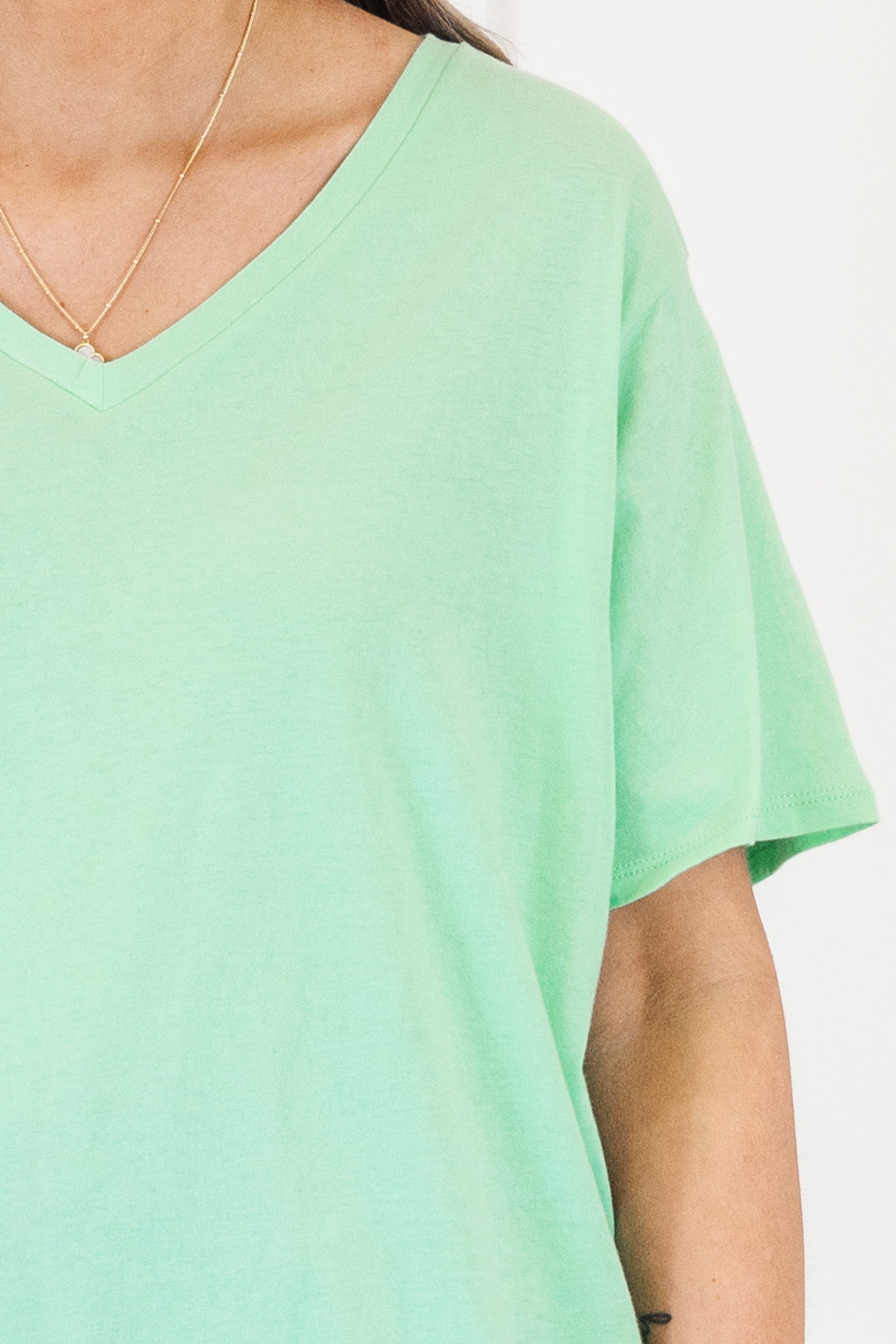 Bright Days Tee, Green Mint