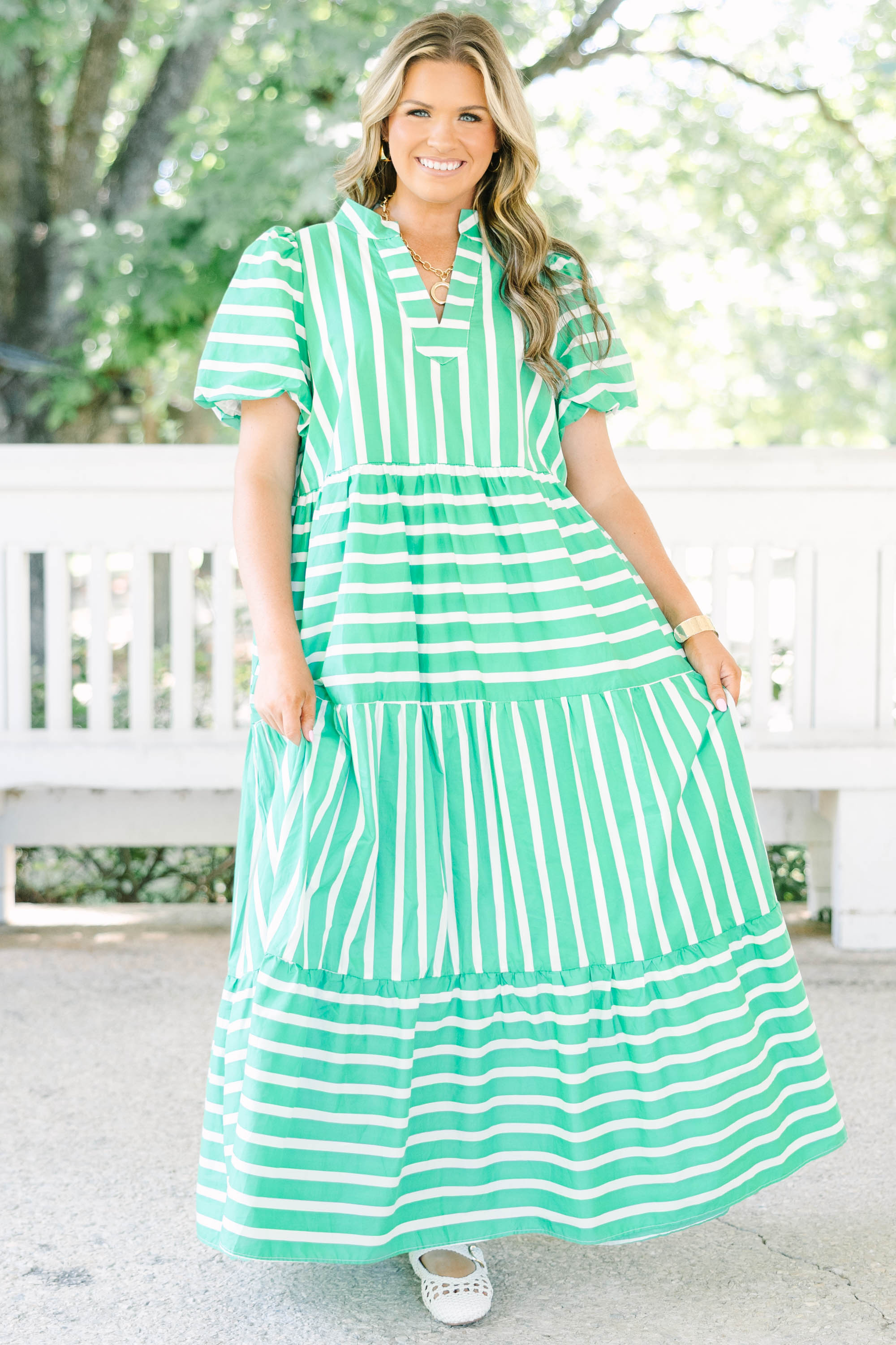 Bright Forecast Dress, Kelly Green