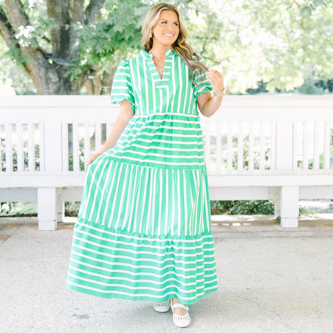 Bright Forecast Dress, Kelly Green