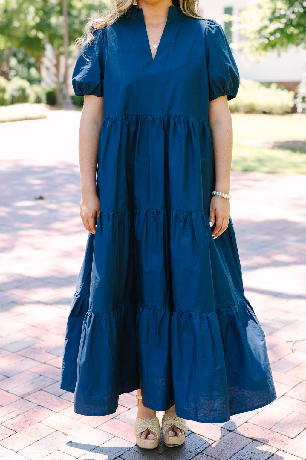 Bright Forecast Dress, Deep Navy