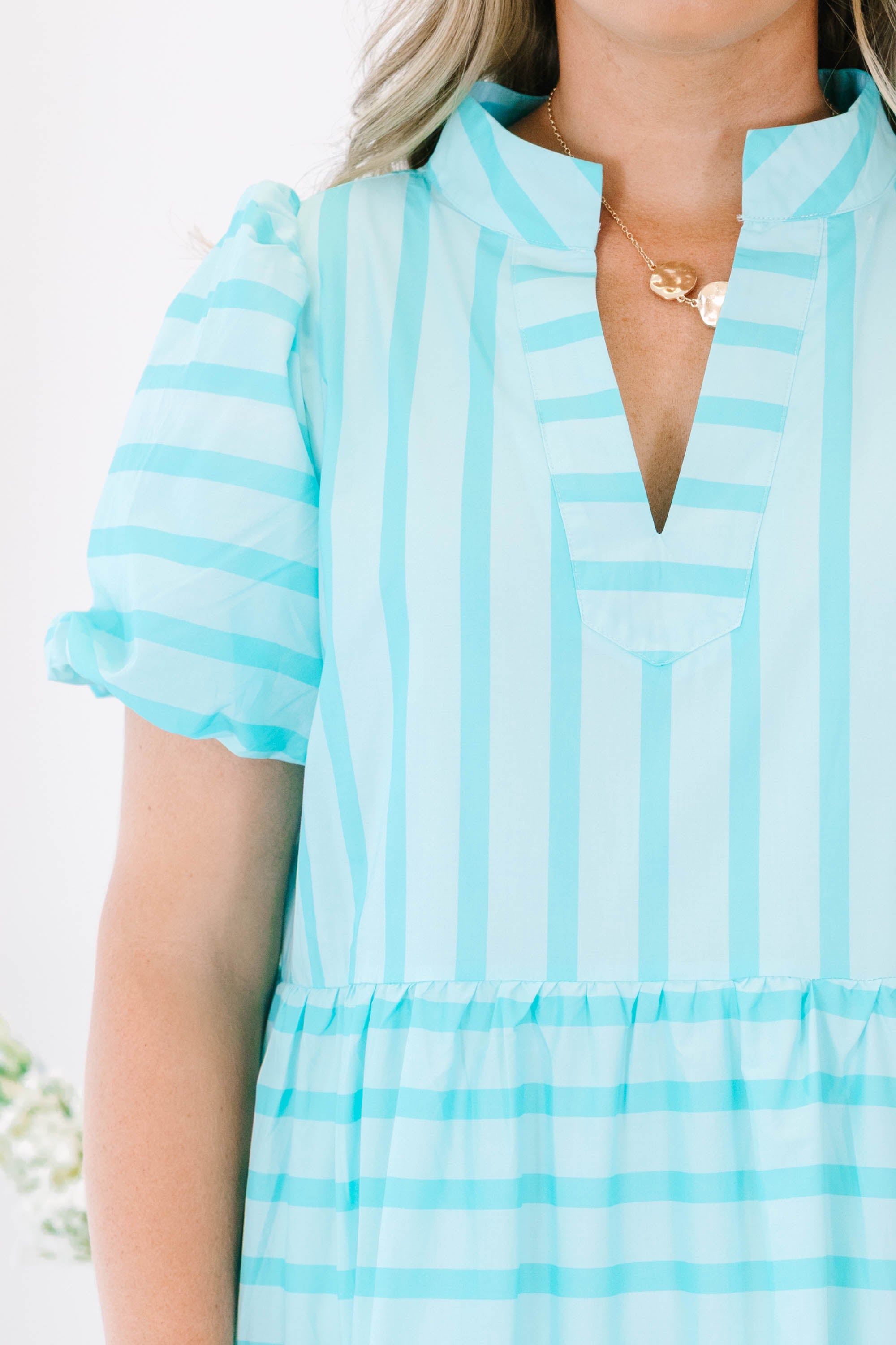Bright Forecast Dress, Turquoise