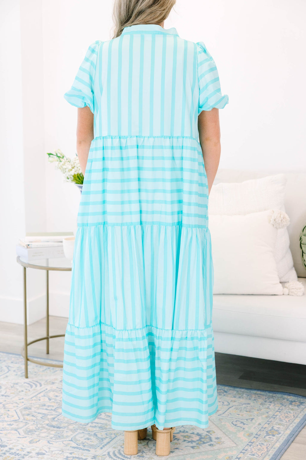 Bright Forecast Dress, Turquoise