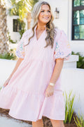Bright On Arrival Dress, Pink