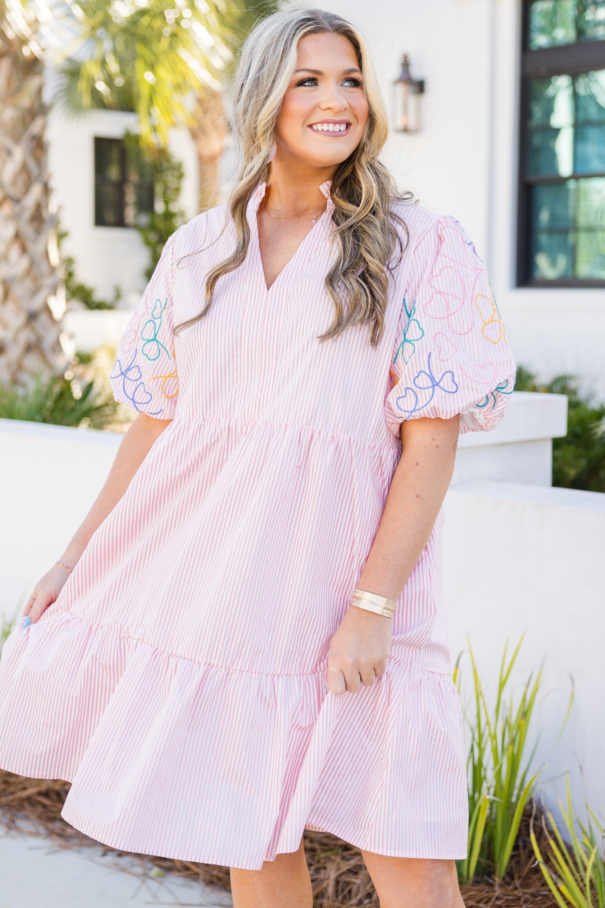Bright On Arrival Dress, Pink