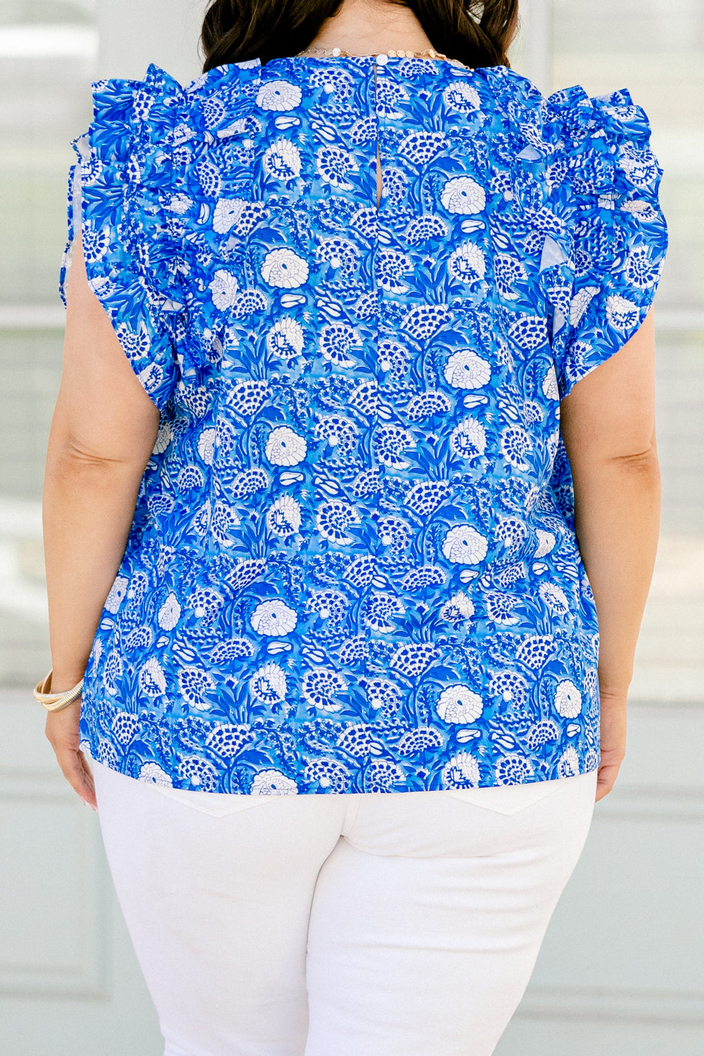 Bright Side Top, Blue
