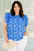 Bright Side Top, Blue