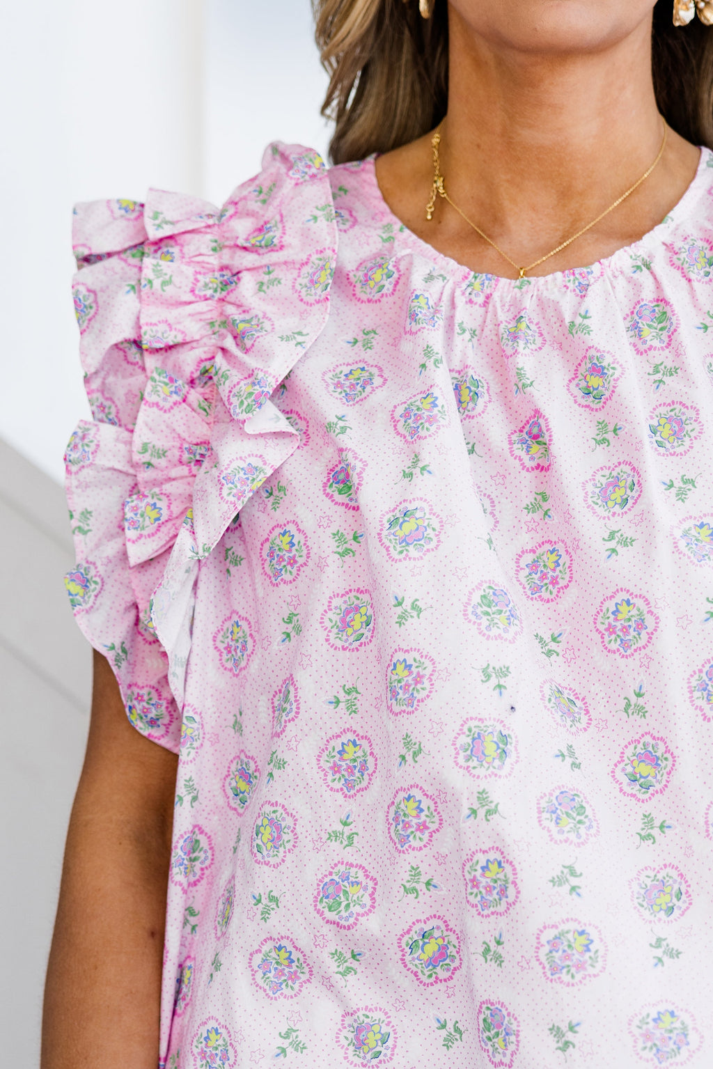 Bright Side Top, Pink