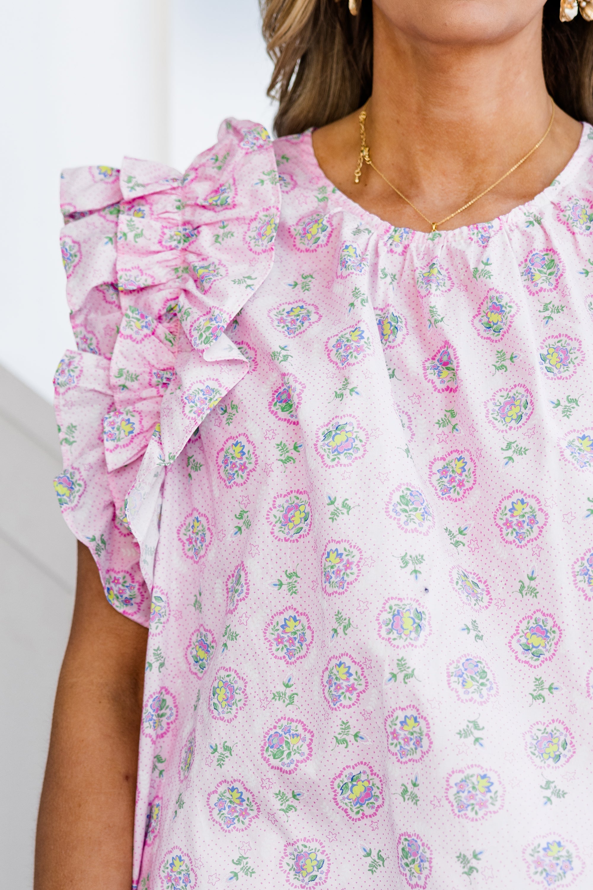 Bright Side Top, Pink