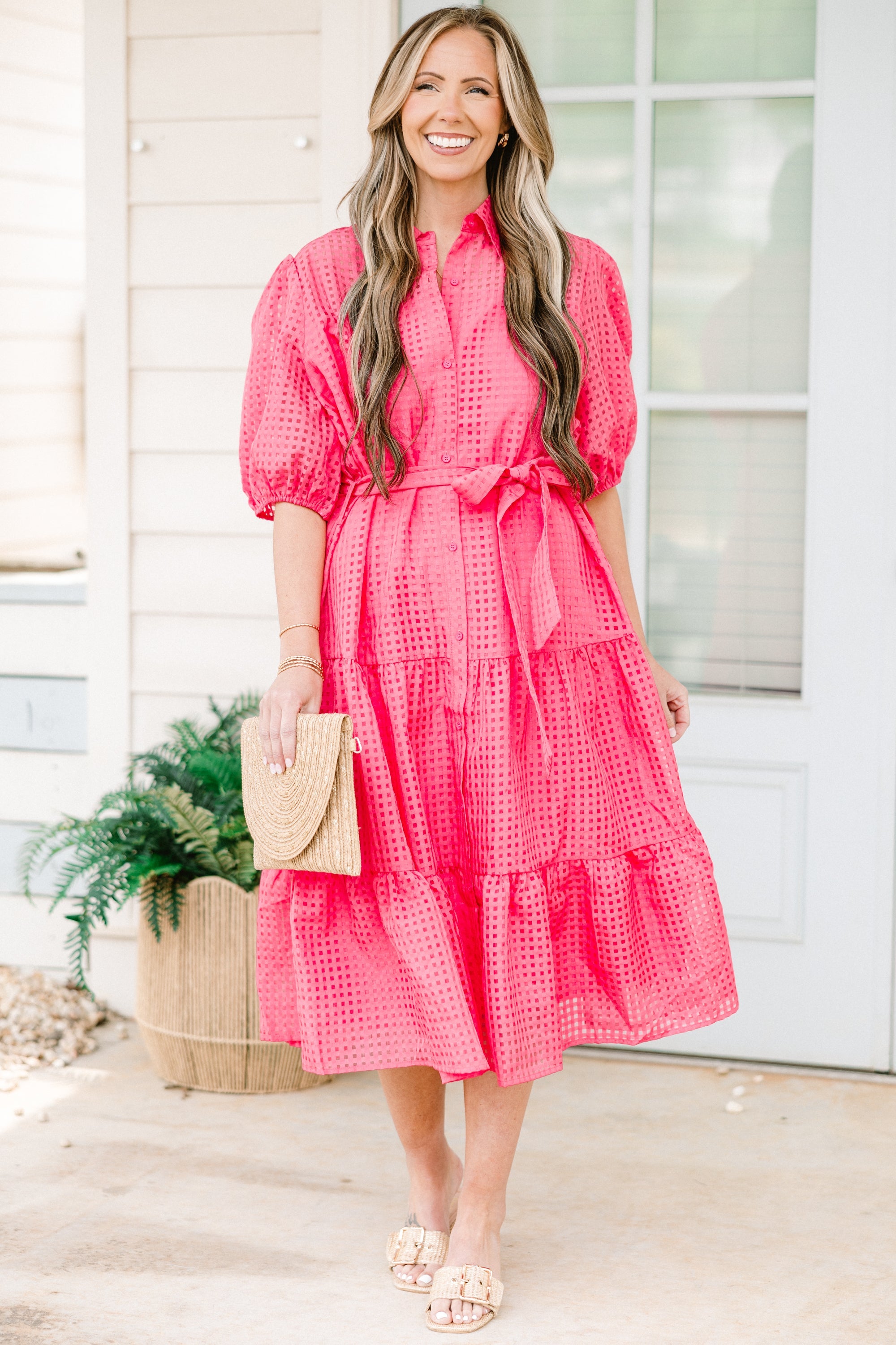 Brighter Days Dress, Pink