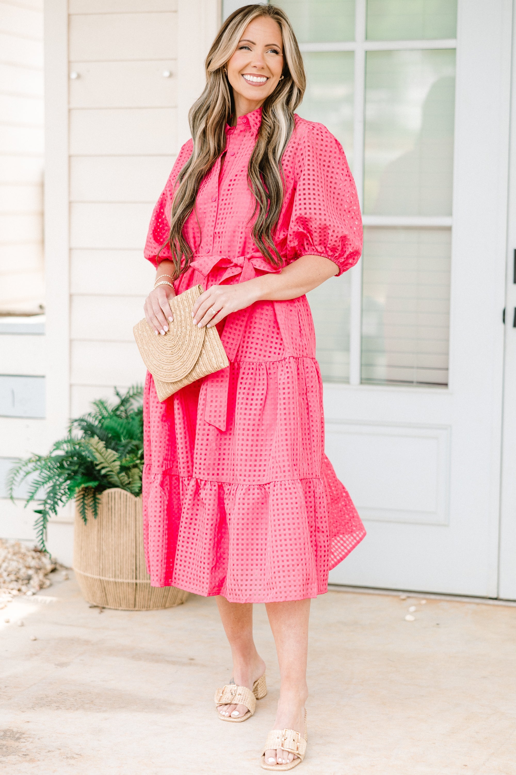 Brighter Days Dress, Pink