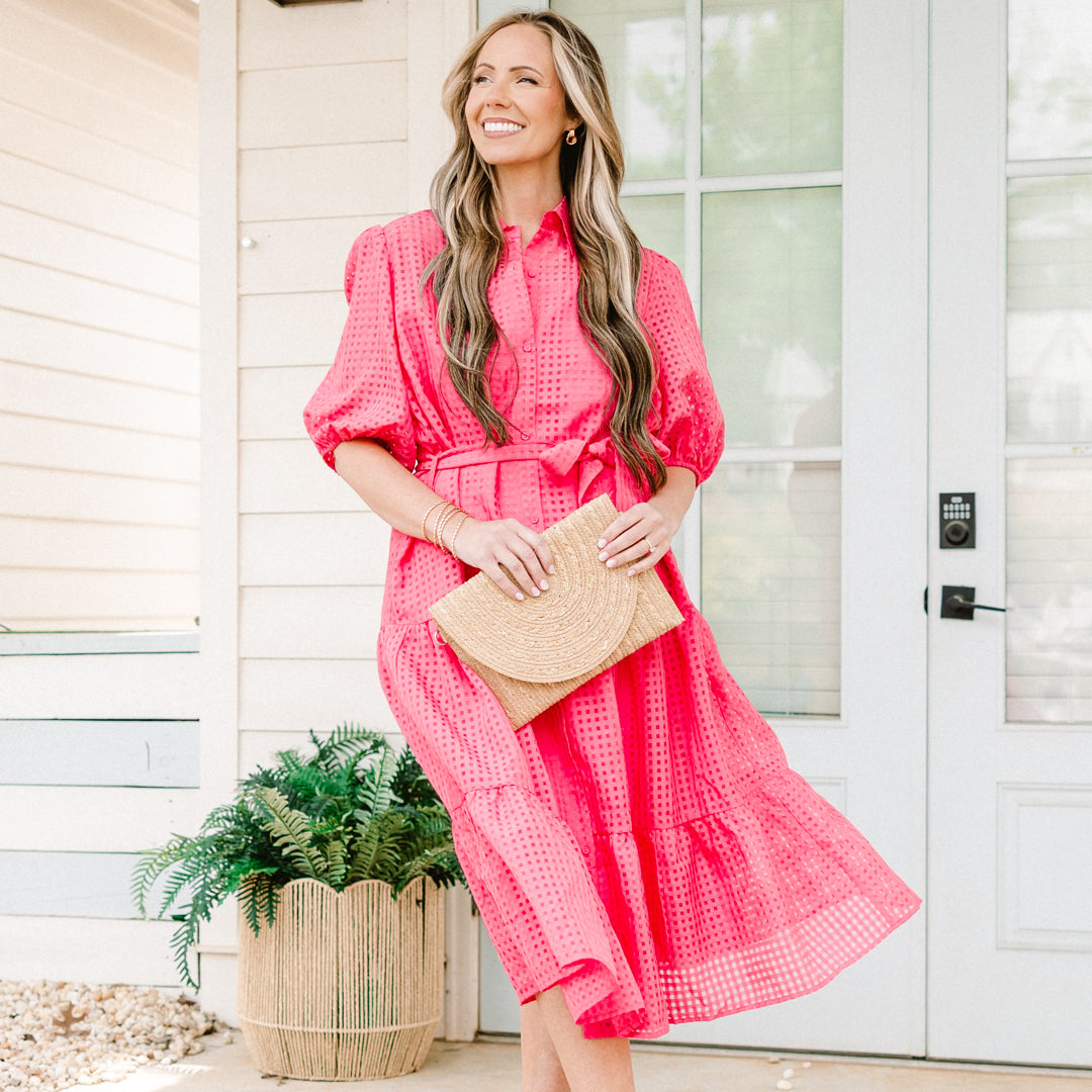 Brighter Days Dress, Pink
