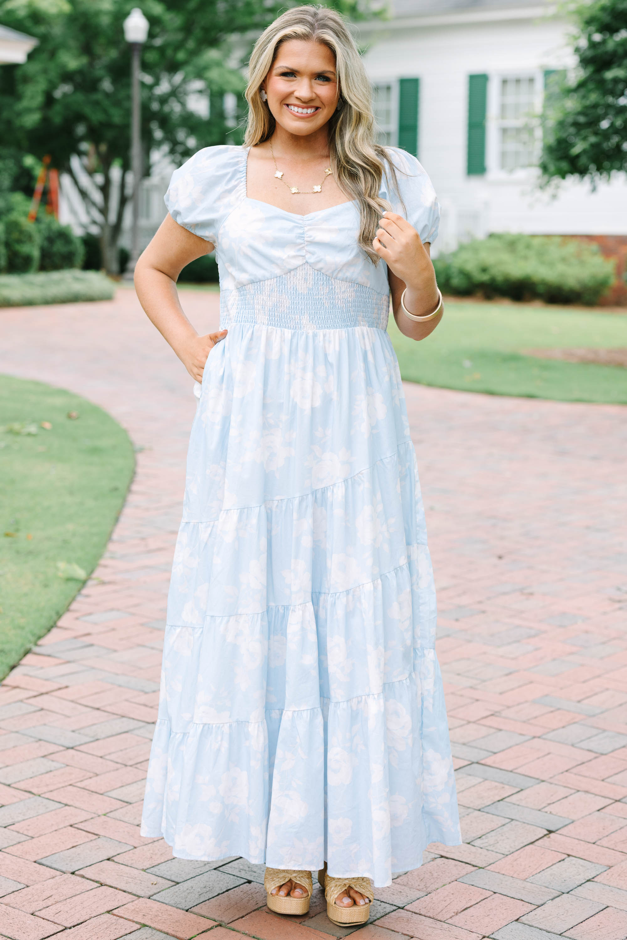 Brighter Perspective Dress, Baby Blue