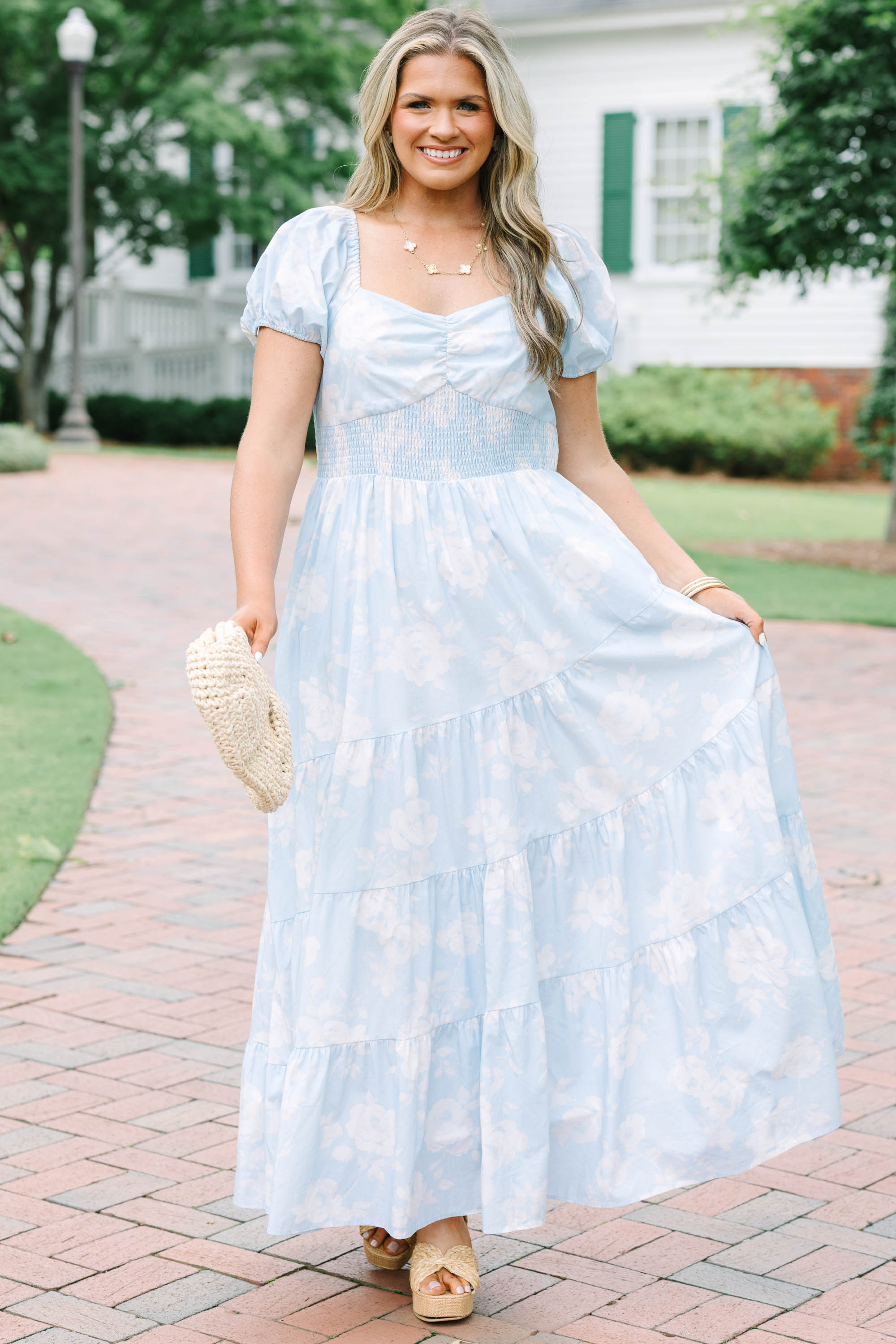 Brighter Perspective Dress, Baby Blue