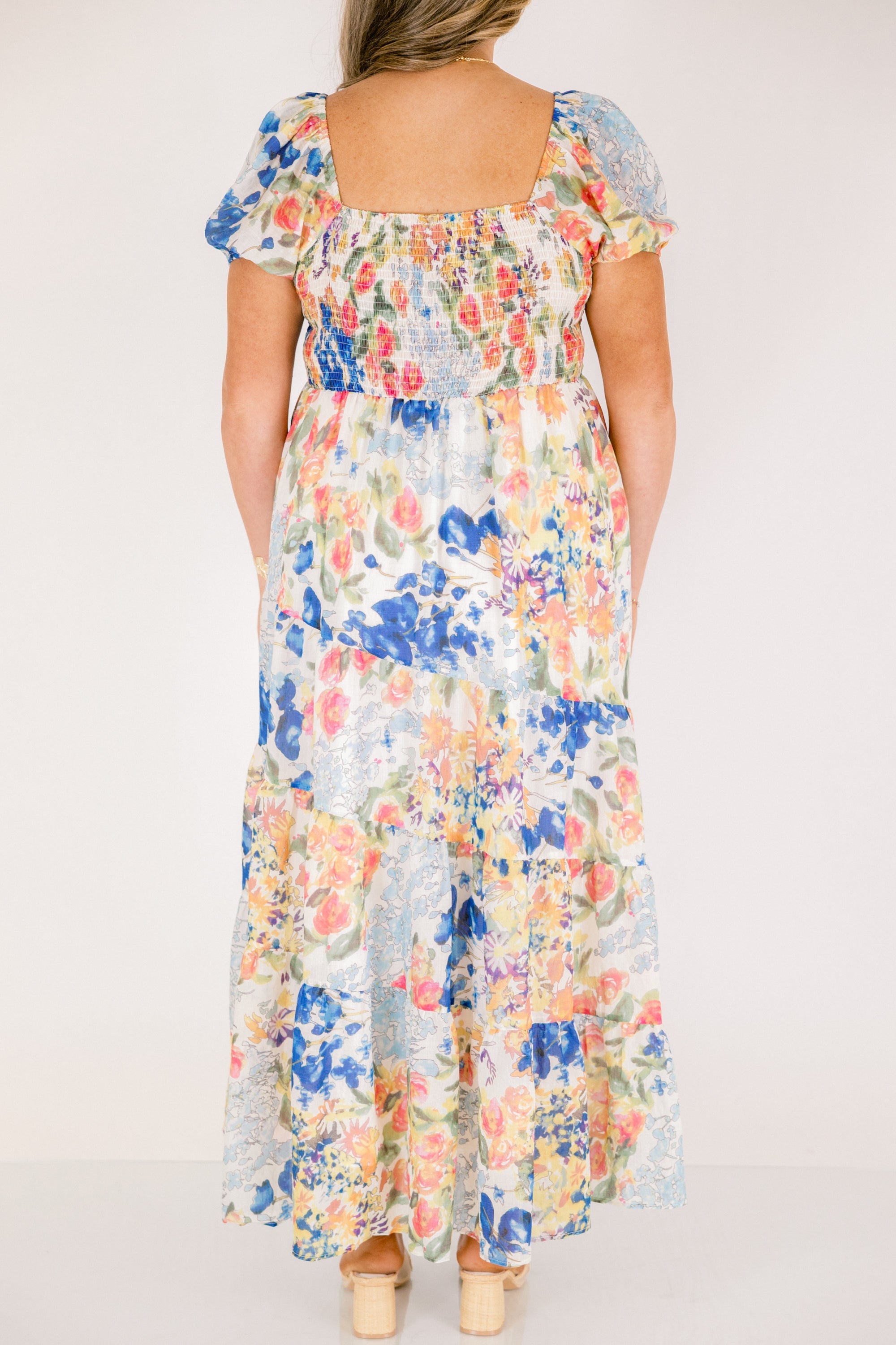 Brighter Perspective Dress, Blue Mix