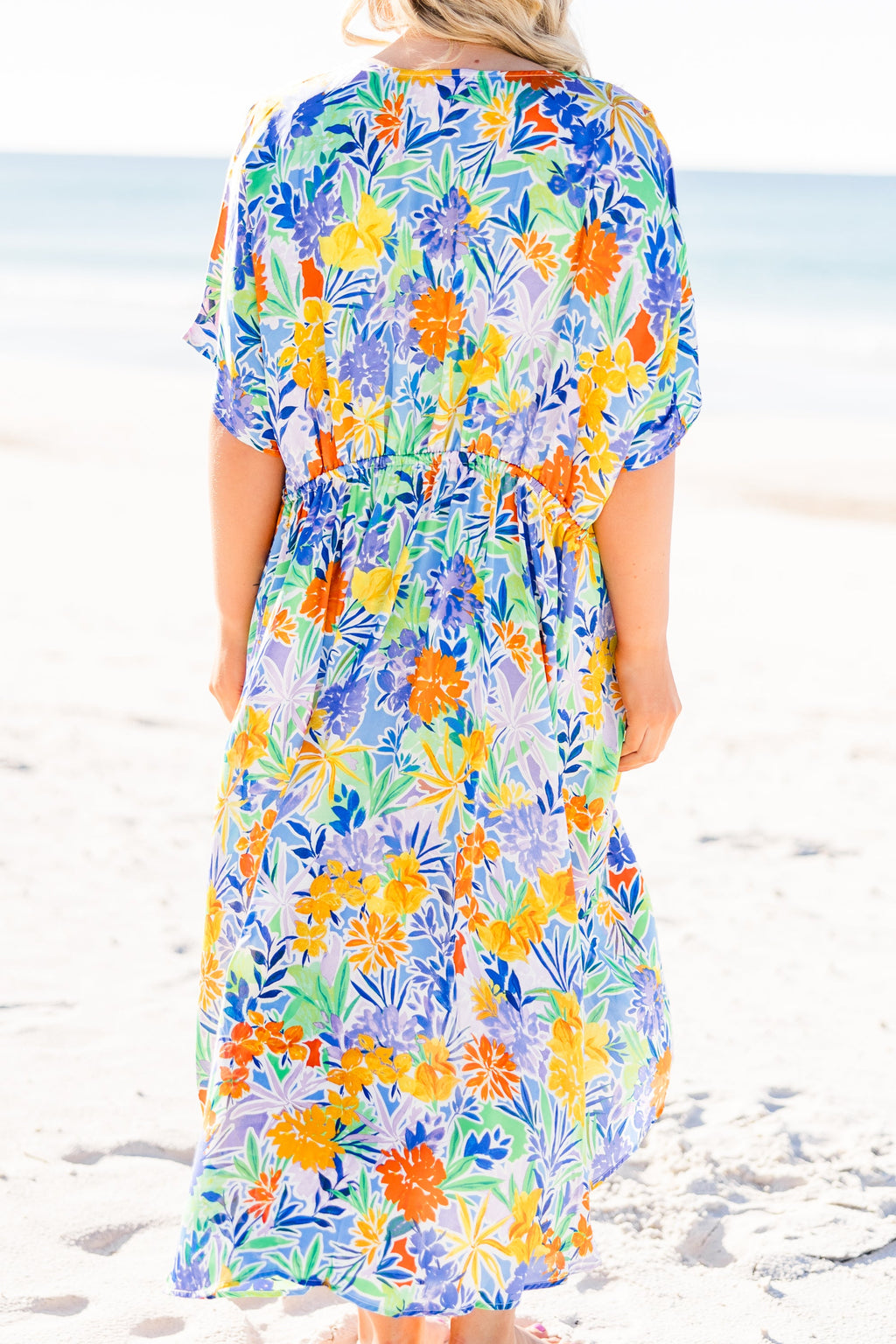 Building Sand Castles Kimono, Royal Multi