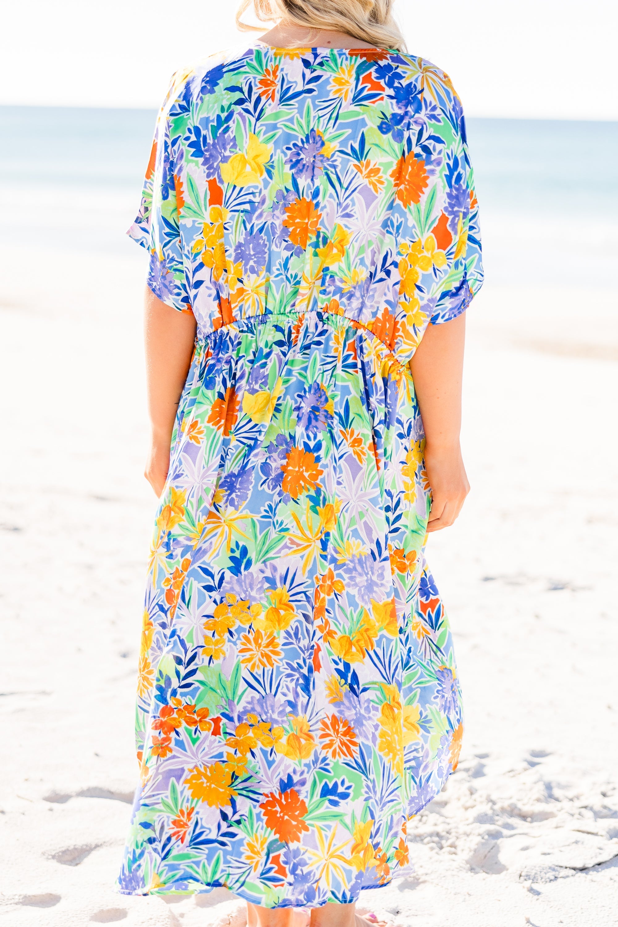 Building Sand Castles Kimono, Royal Multi