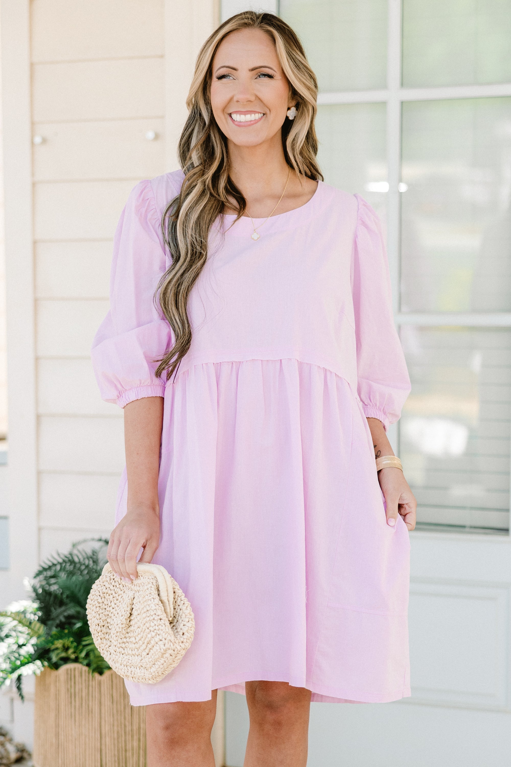 Burning Stories Dress, Purple