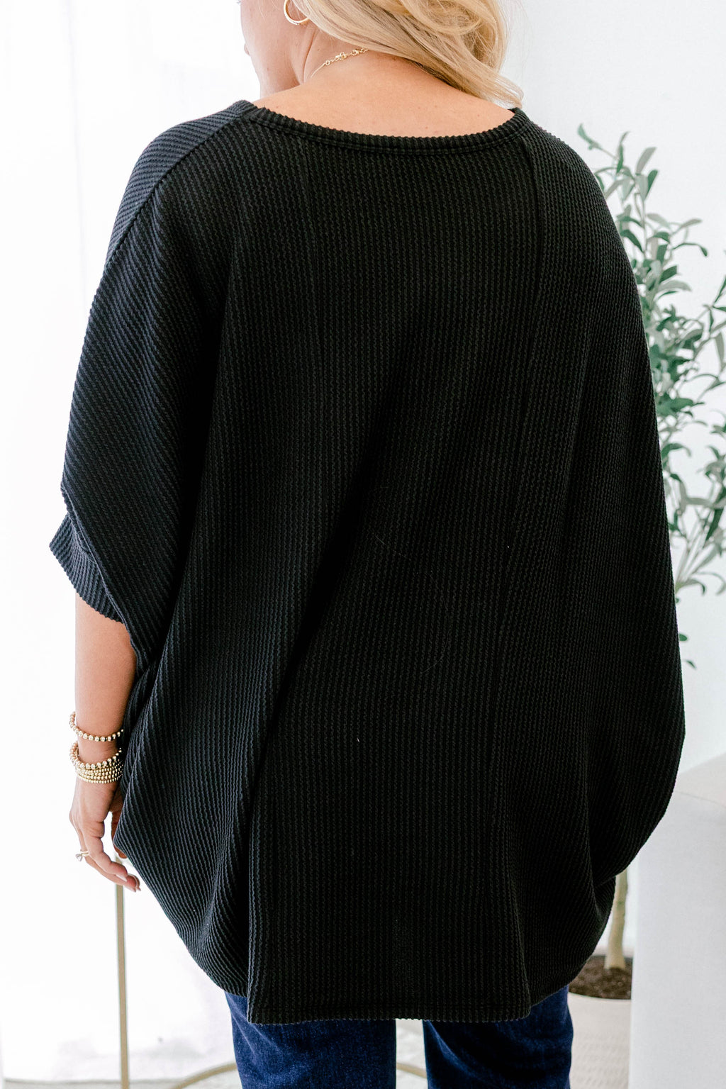 Busy And Bold Top, Black
