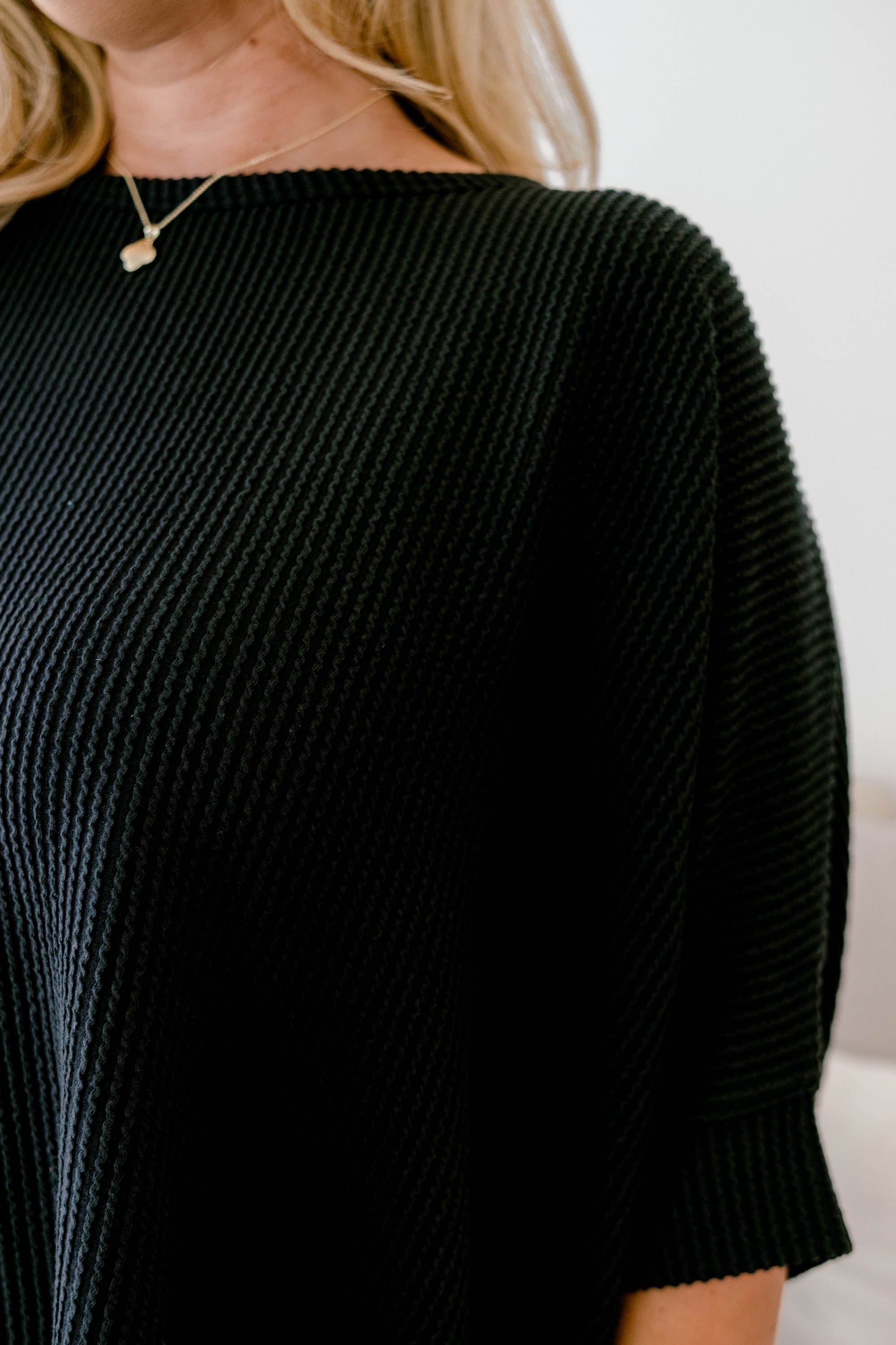 Busy And Bold Top, Black