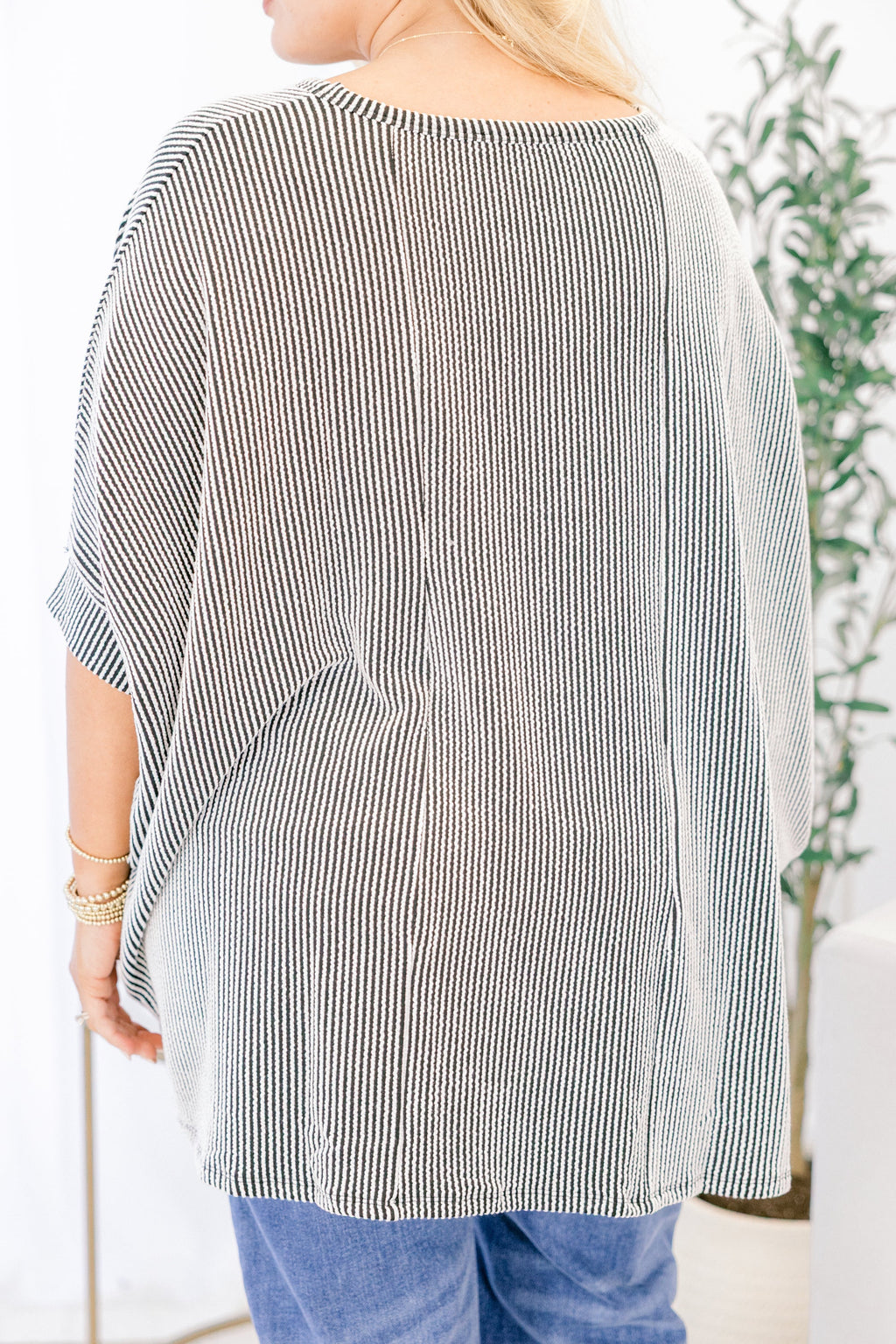 Busy And Bold Top, Black/White