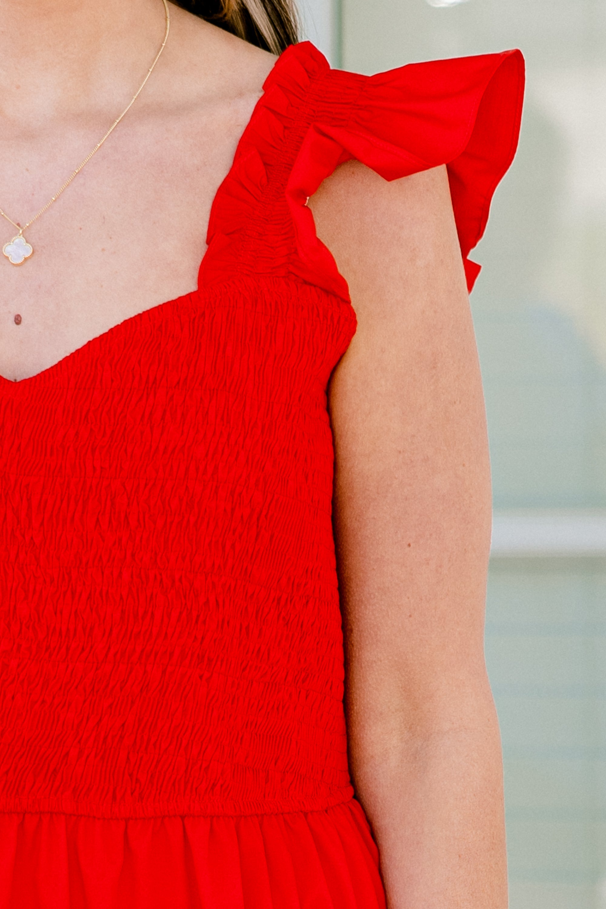 Butterfly Love Dress, Red