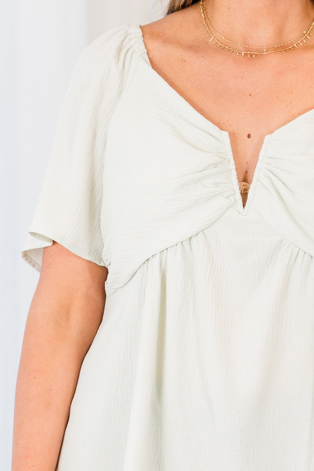 By Any Means Top, Light Sage
