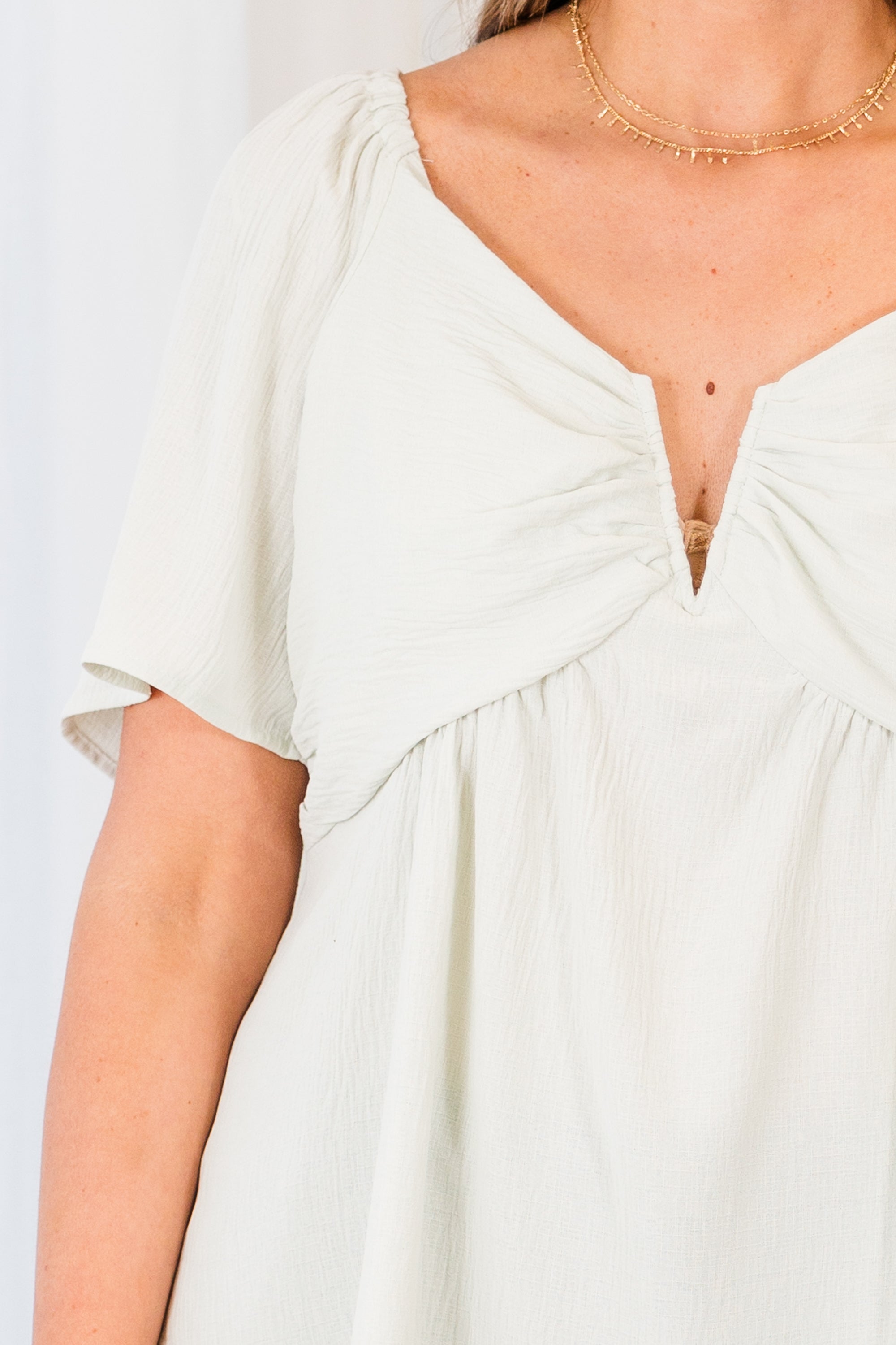 By Any Means Top, Light Sage