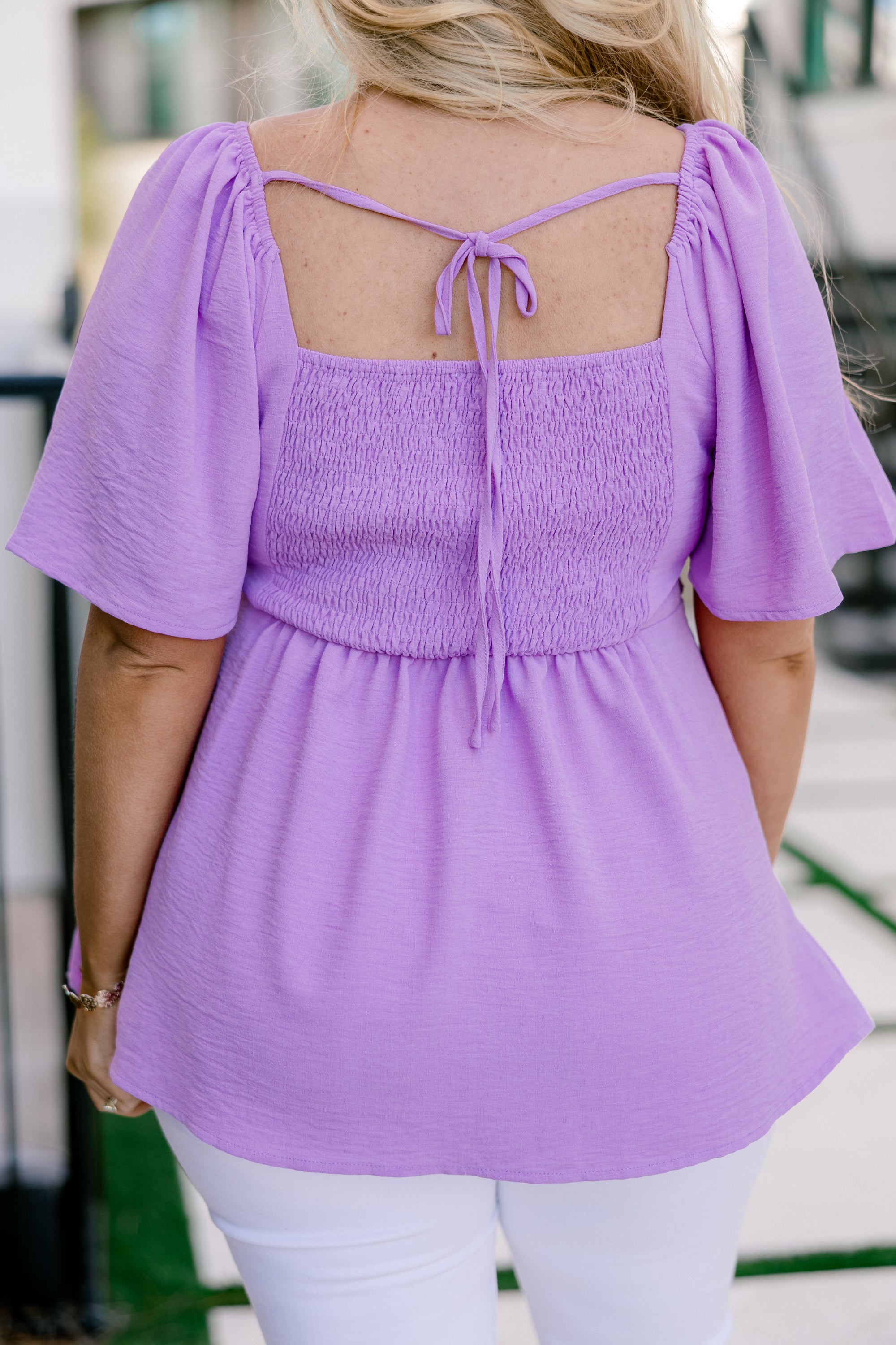By Any Means Top, Purple
