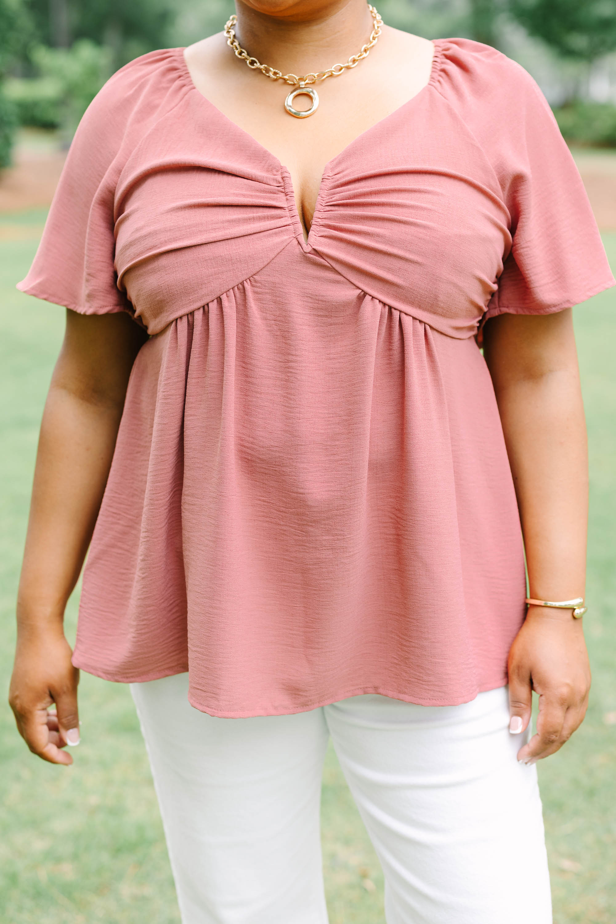 By Any Means Top, Rose
