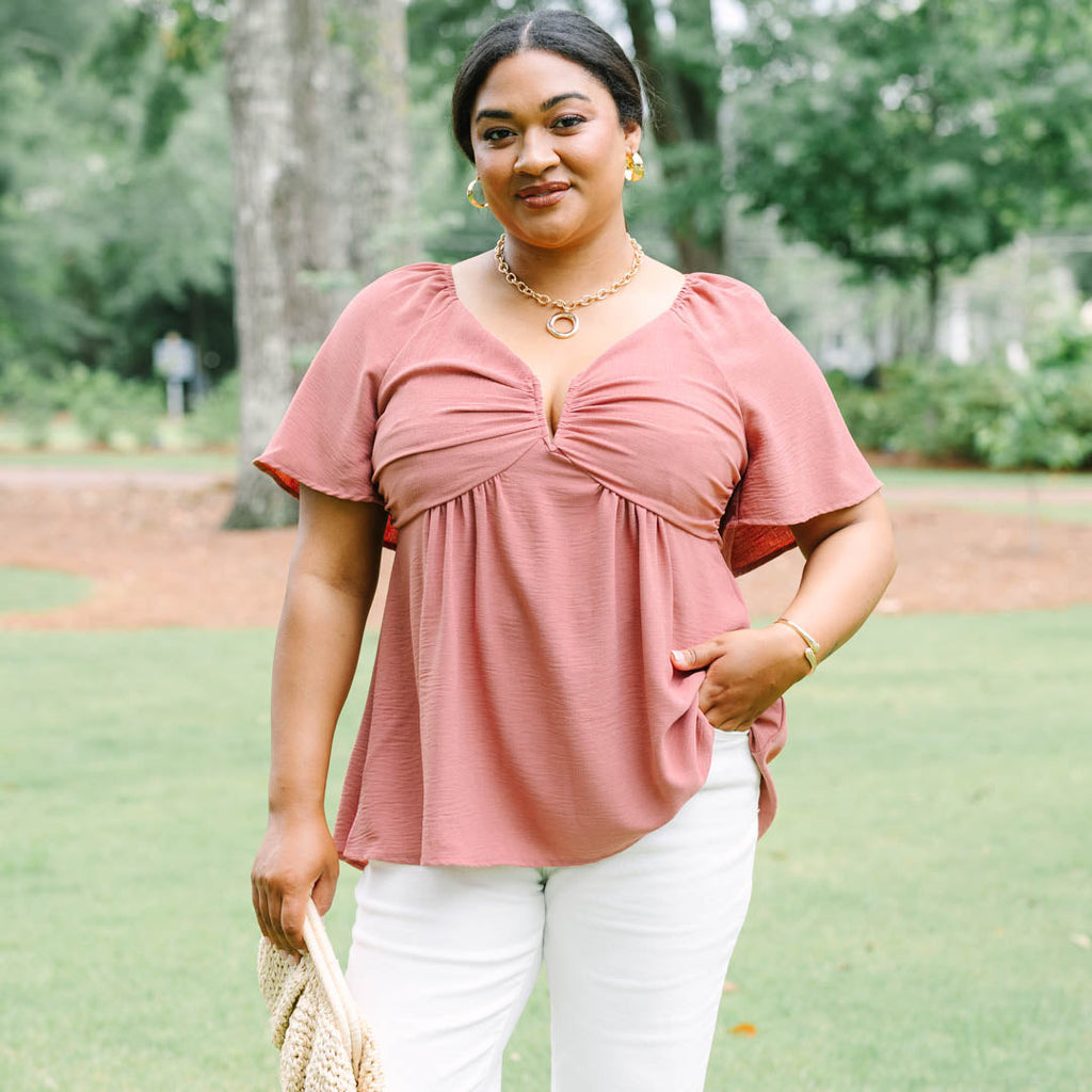 By Any Means Top, Rose