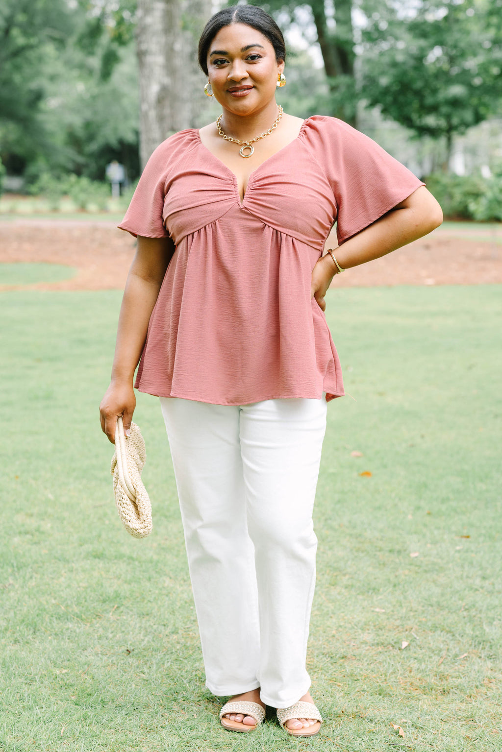 By Any Means Top, Rose